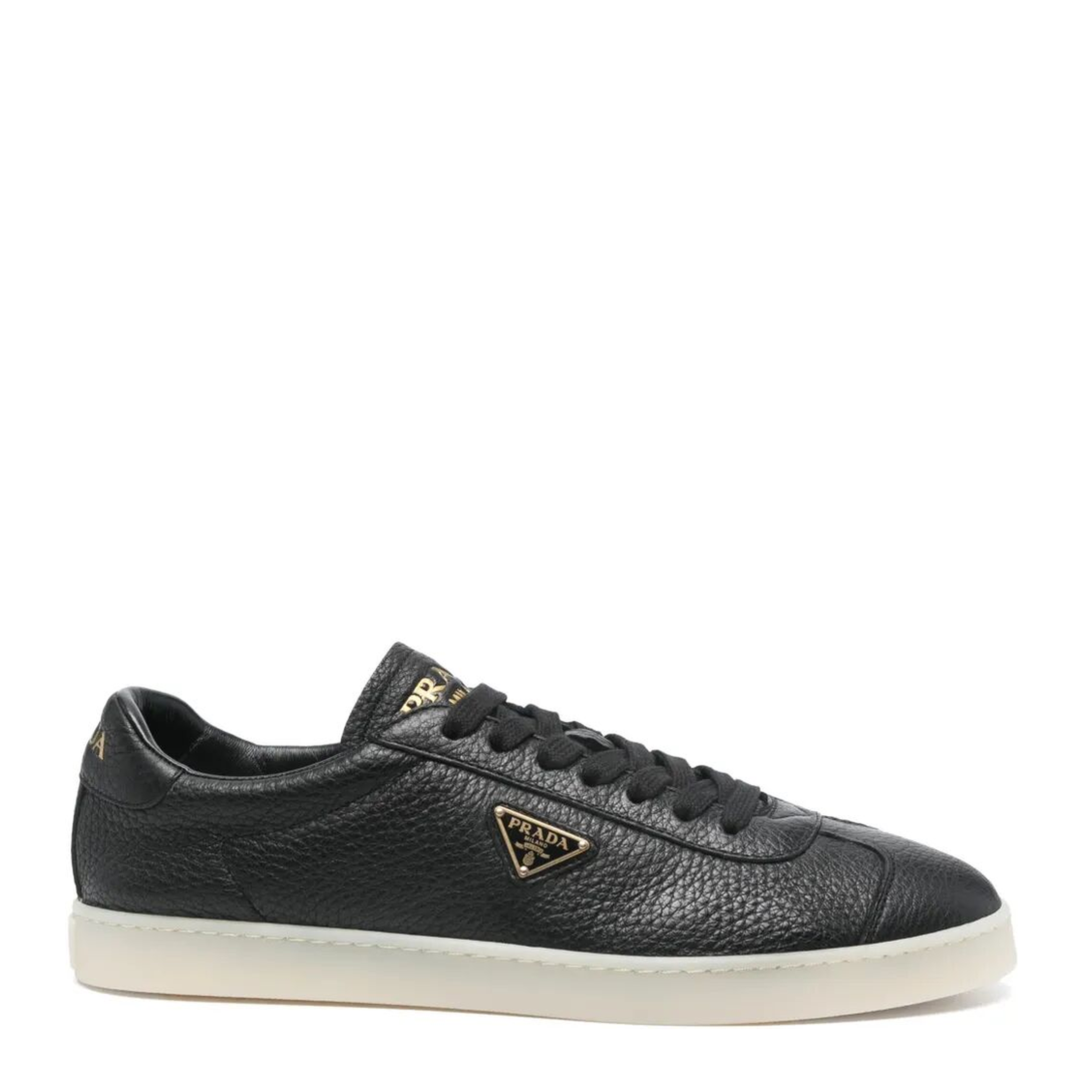 Lane Grained Leather Sneakers - Image 1