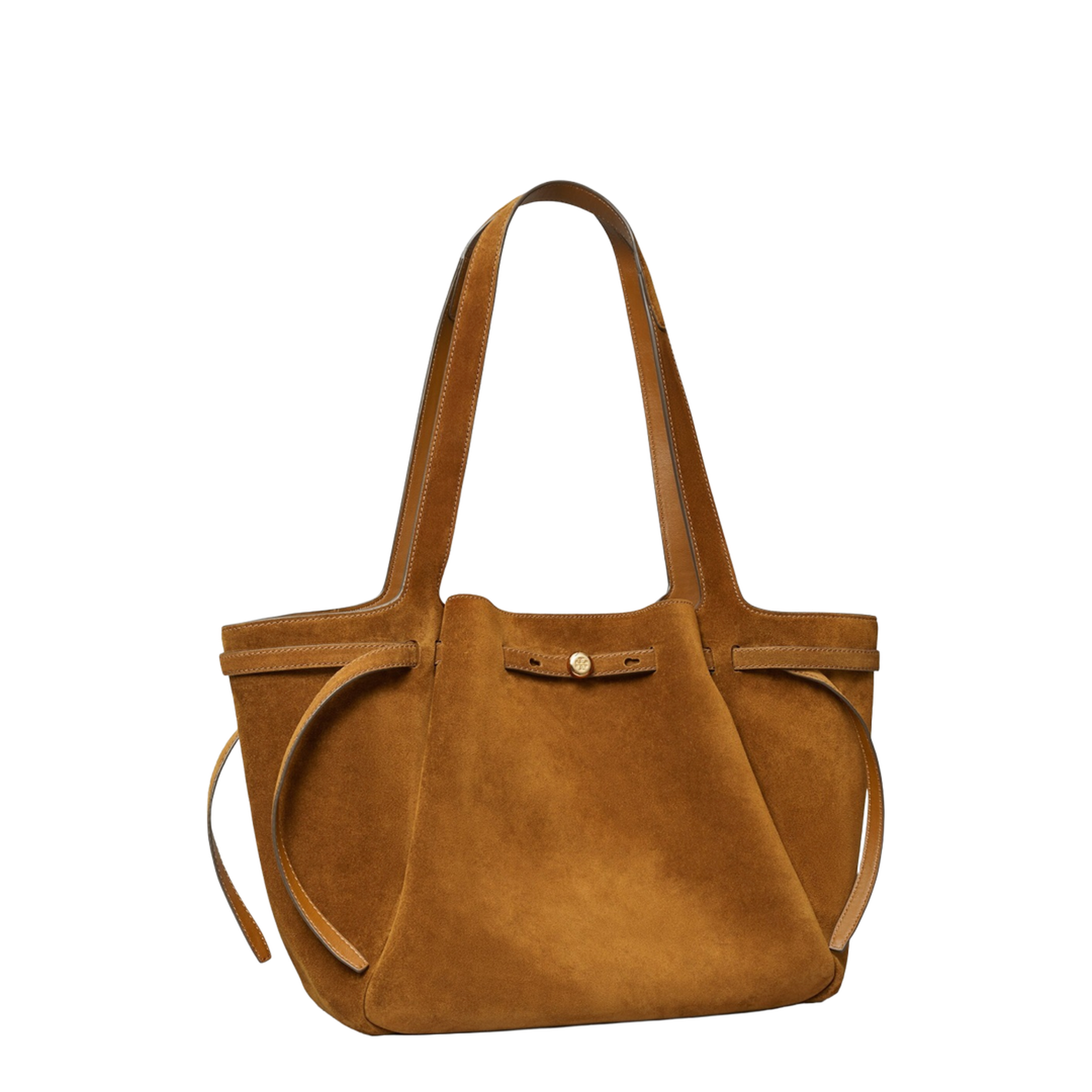 Romy Leather Shoulder Bag - Brown - Image 3