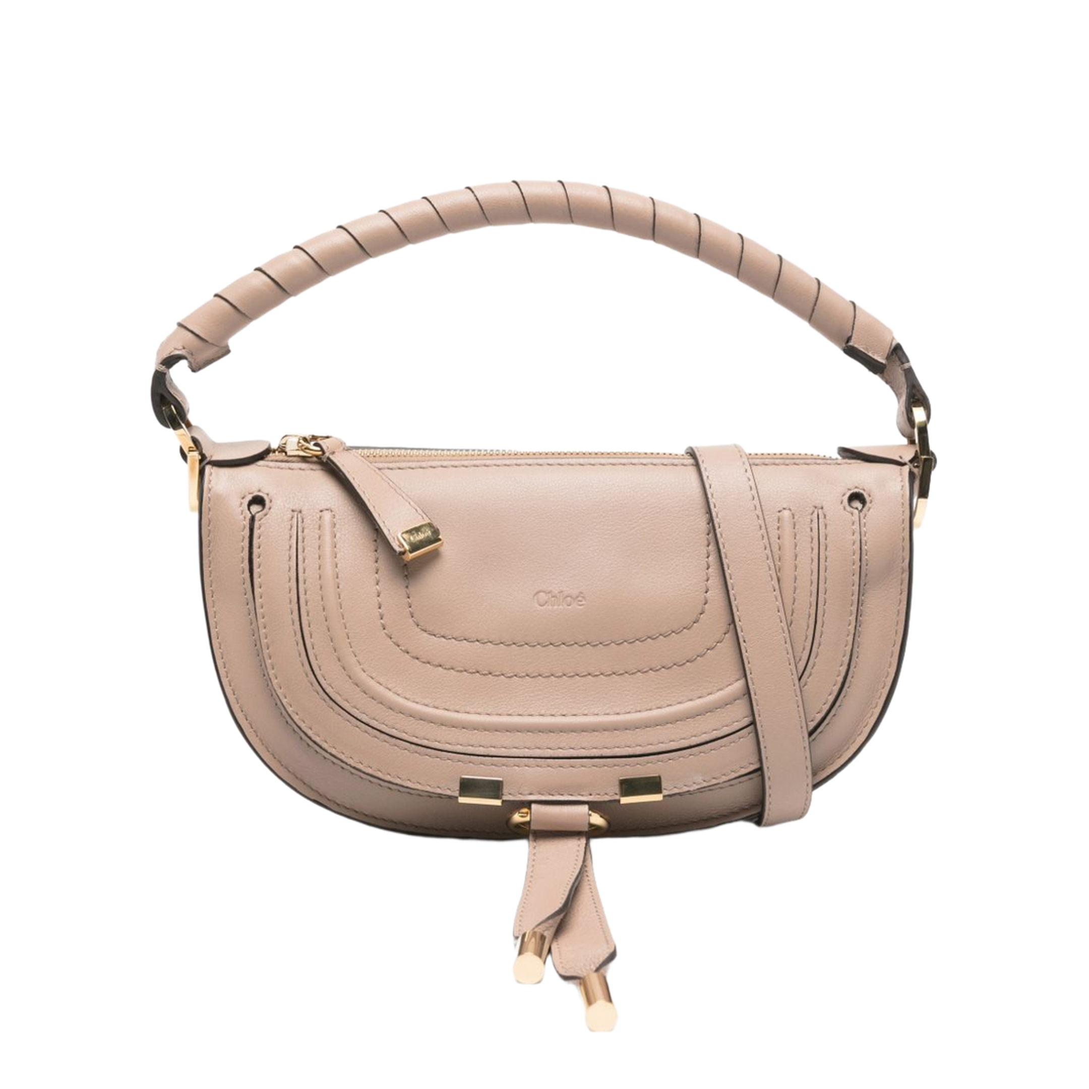 Marcie Mini Calfskin Shoulder Bag - Woodsmoke - Image 1