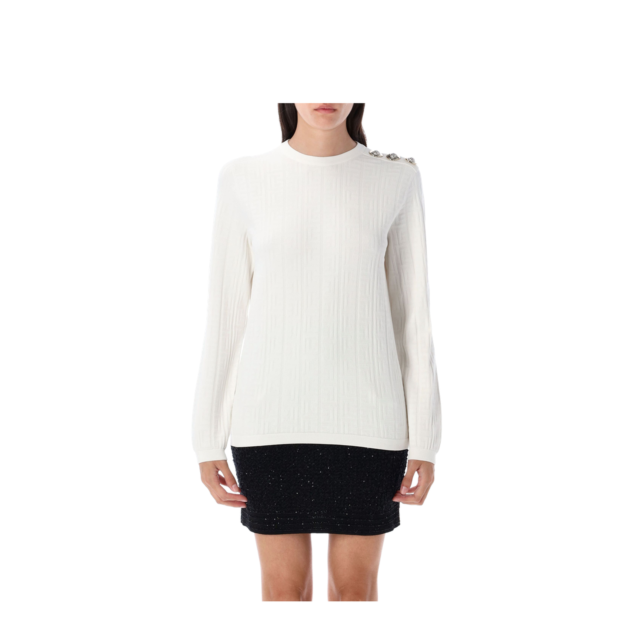 Knitted Tops Creme - Image 1