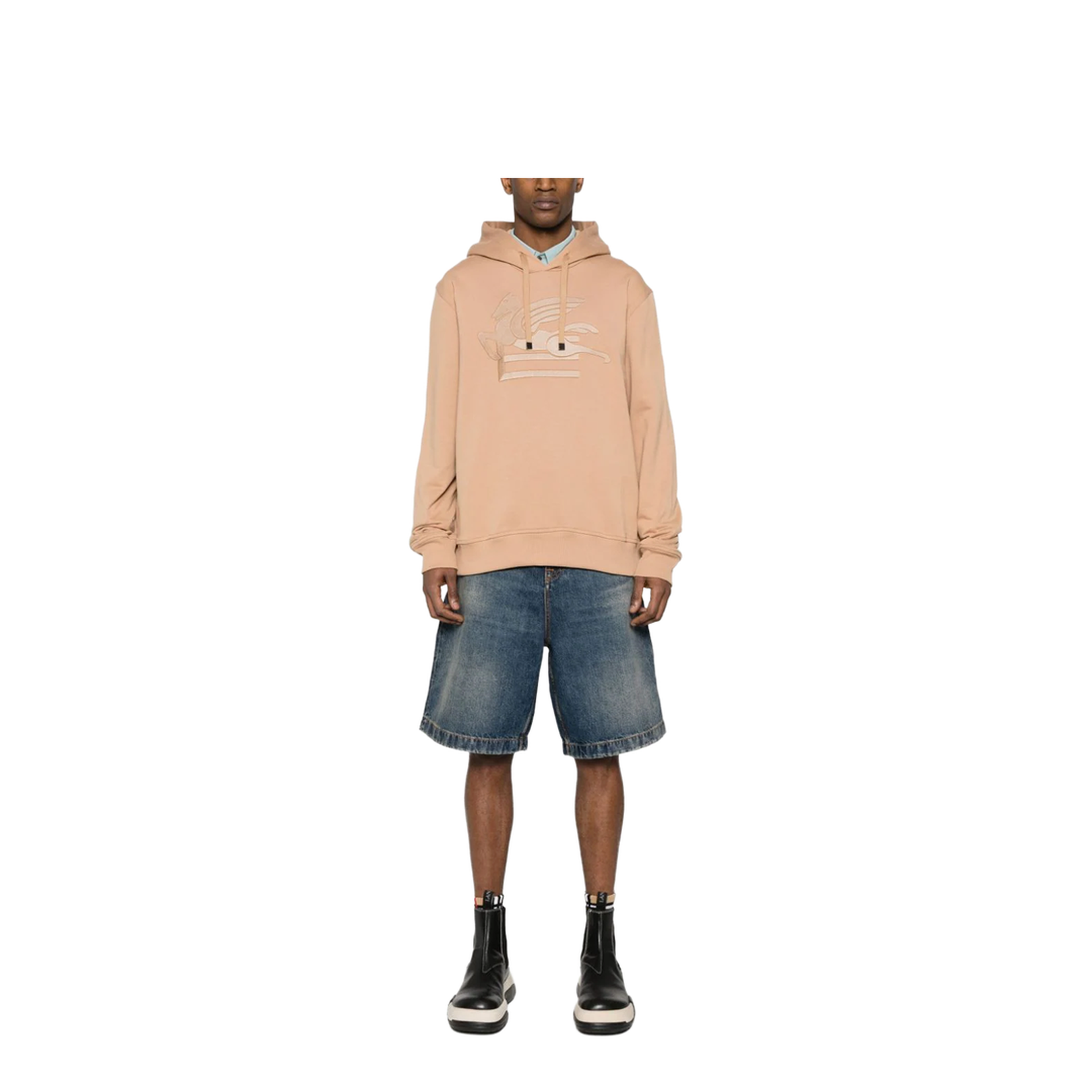 Long-sleeved Drawstring Hoodie - Image 2