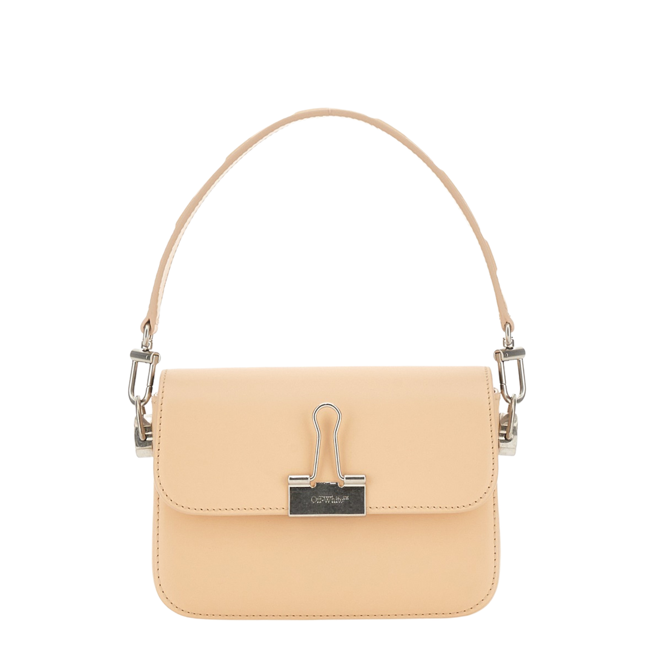 Binder Small Calf Leather Shoulder Bag - Peach Orange - Image 1
