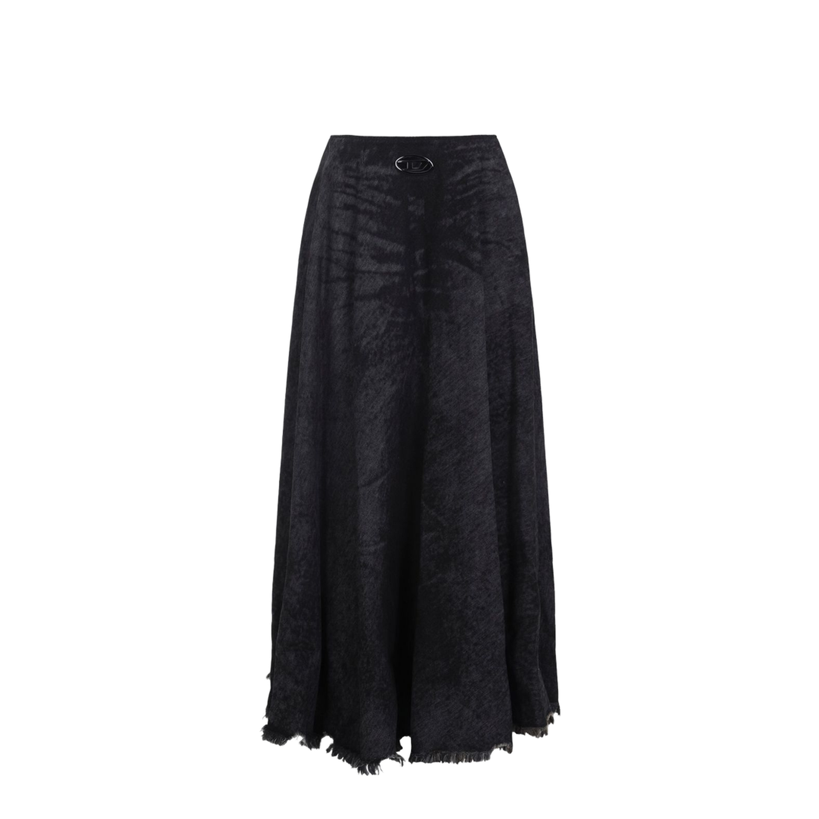 Full Skirt in Lasered Cotton-Hemp Denim - Image 2