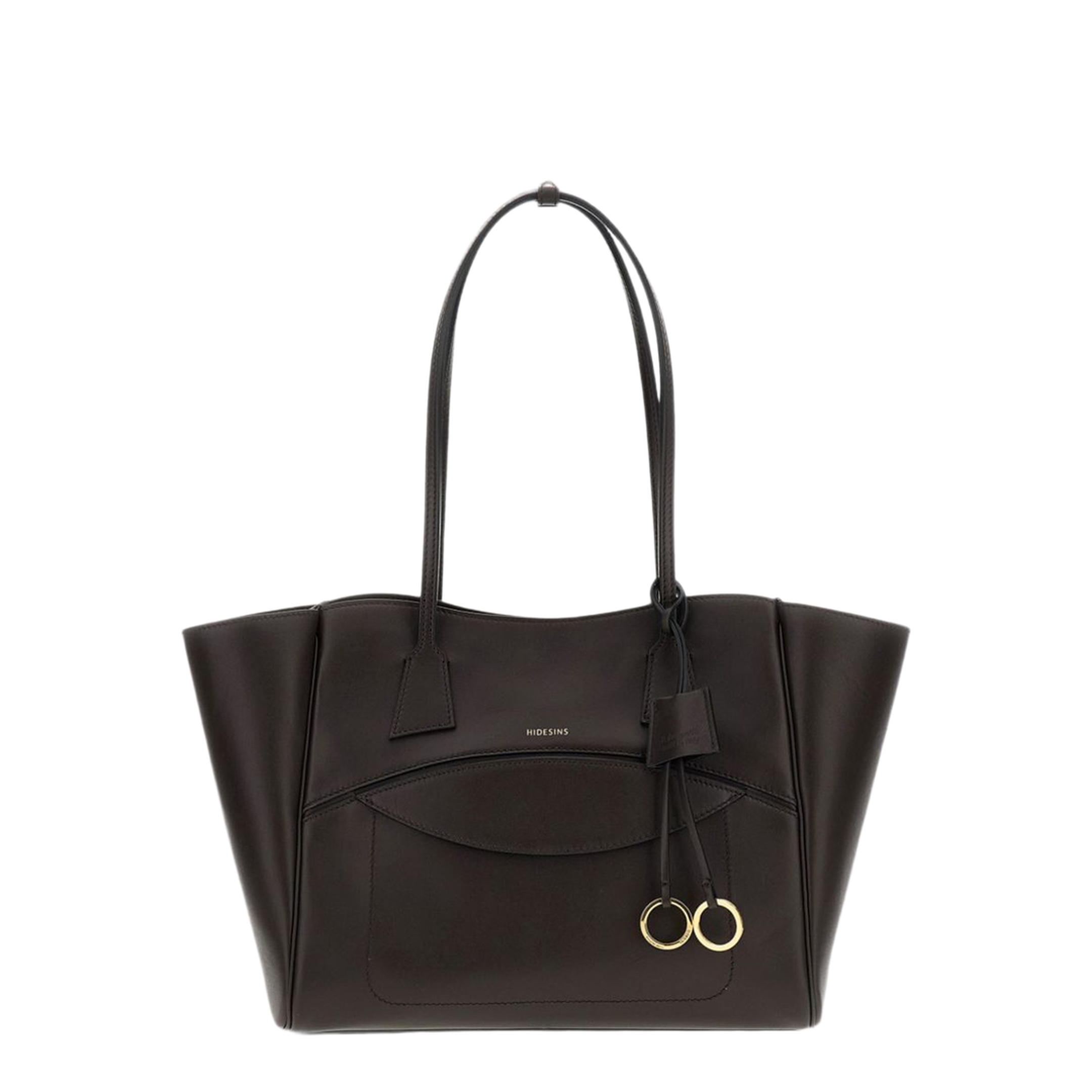 Calf Leather Tote - Brown - Image 1