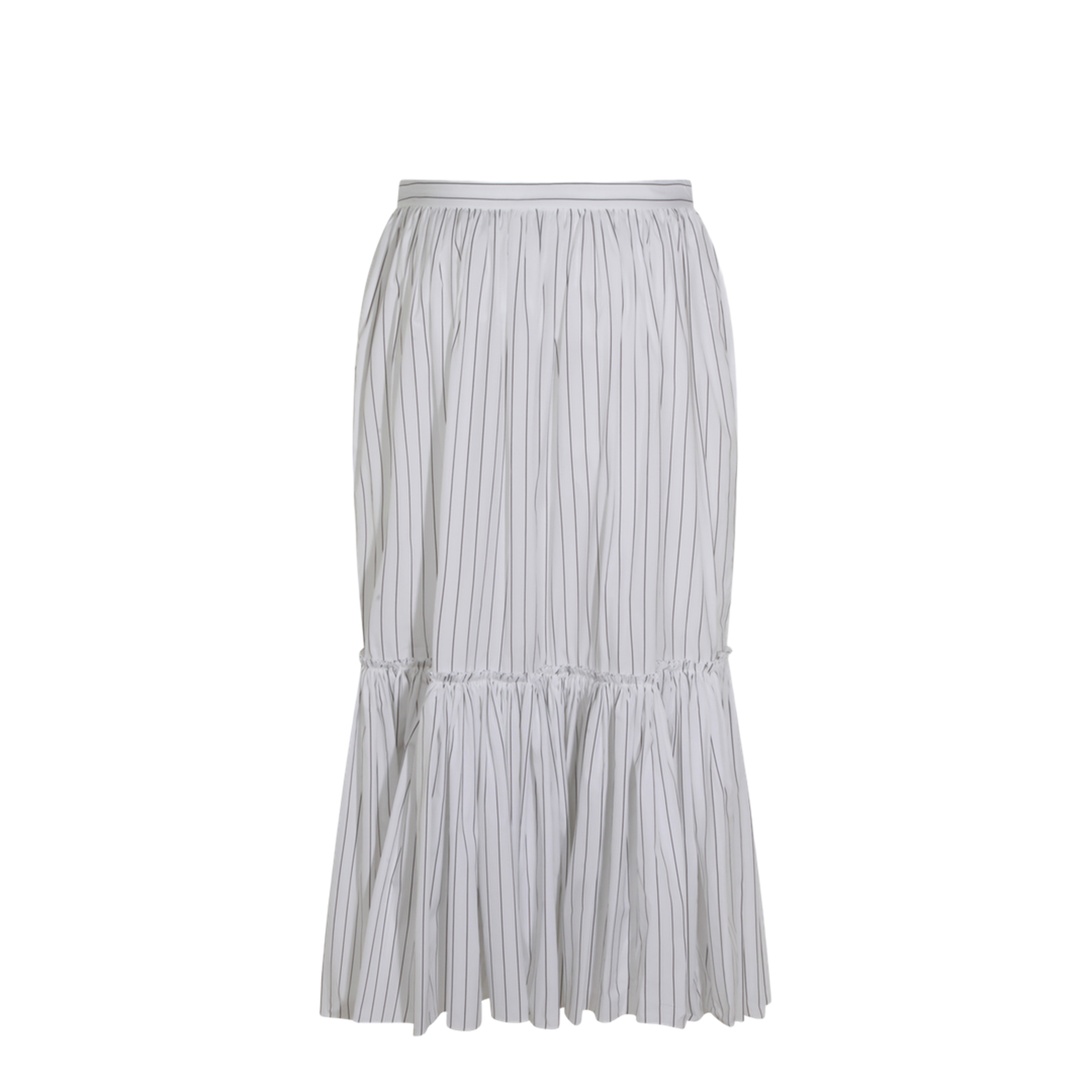 Striped Lightweight Cotton Skirt - Image 6