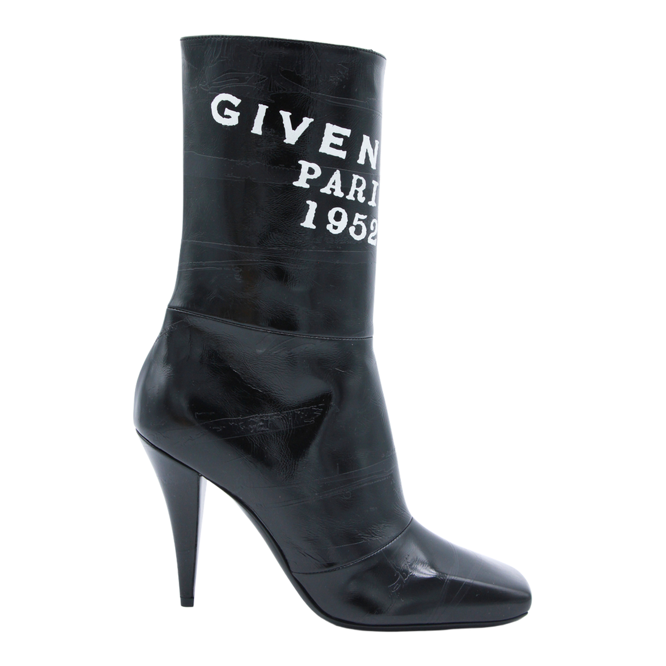 Leather Boots In Black - Image 1