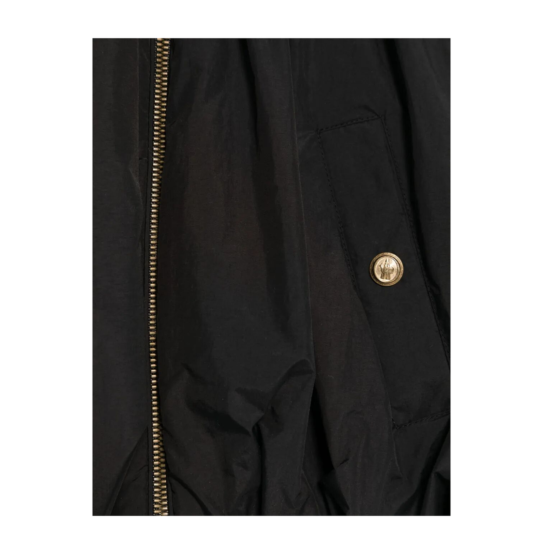 Evodia Nylon Poplin Bomber Jacket - Image 3