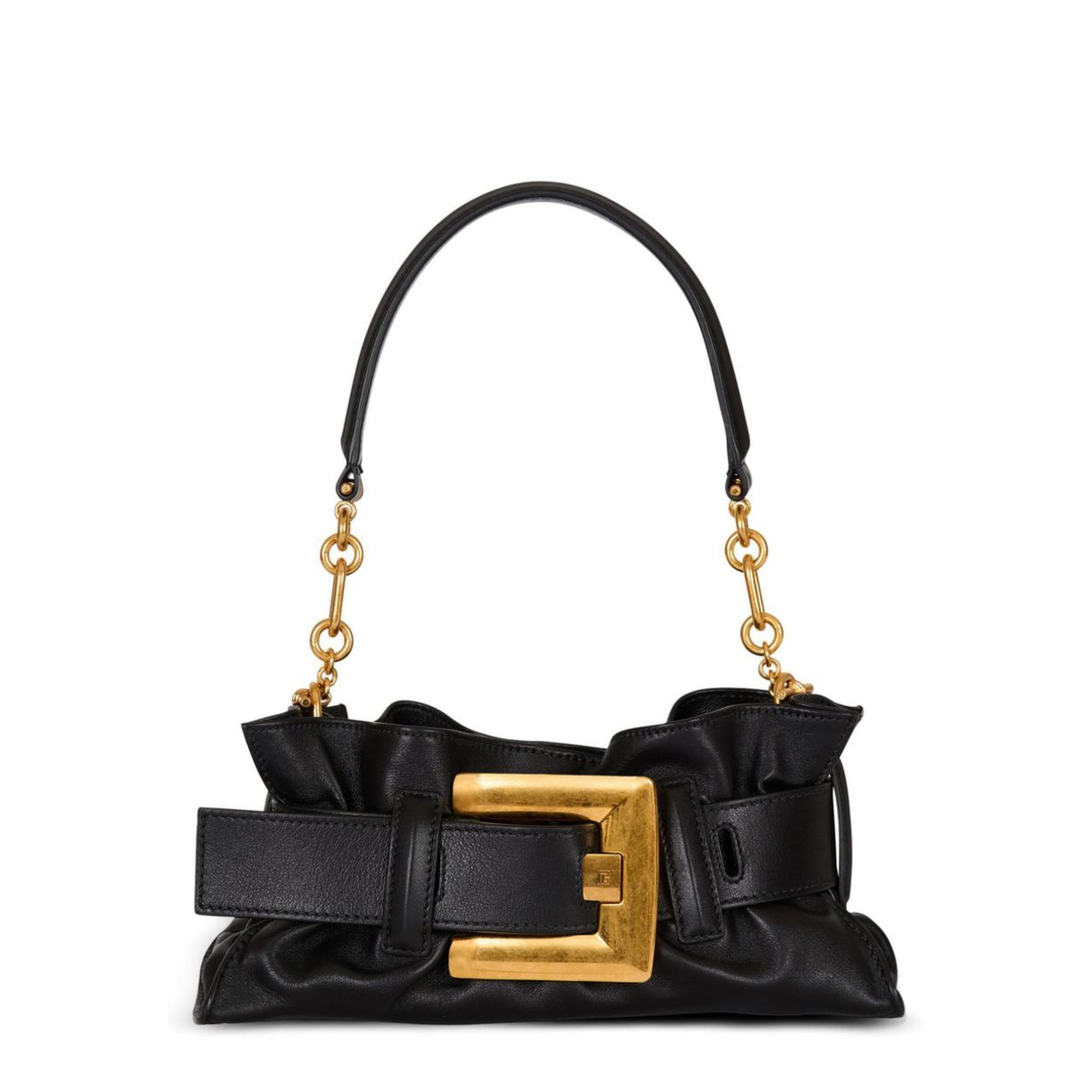 Shoulder Bag Leather Black - Image 1