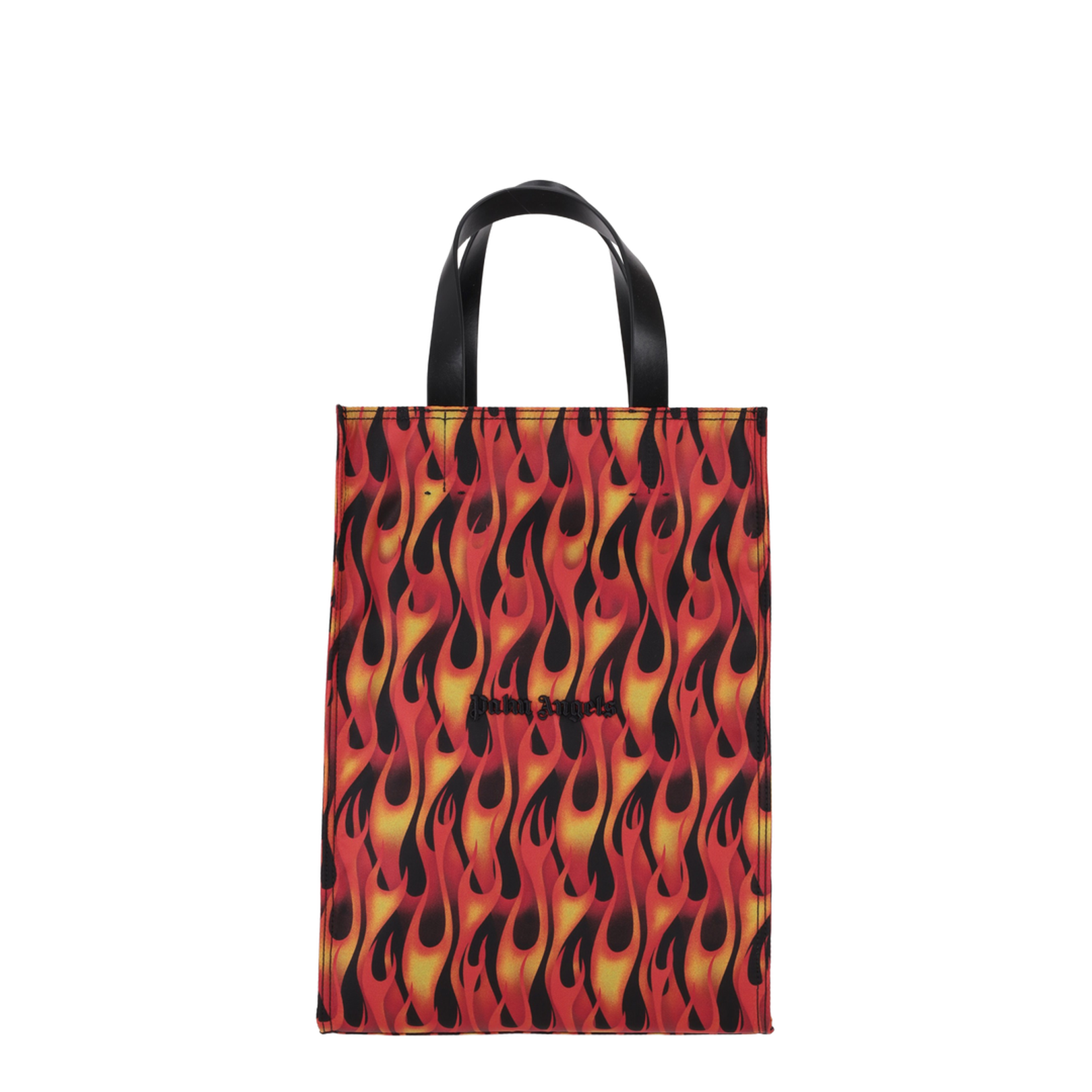 Classic Logo Flames Tote Bag Red-Yellow - Image 1
