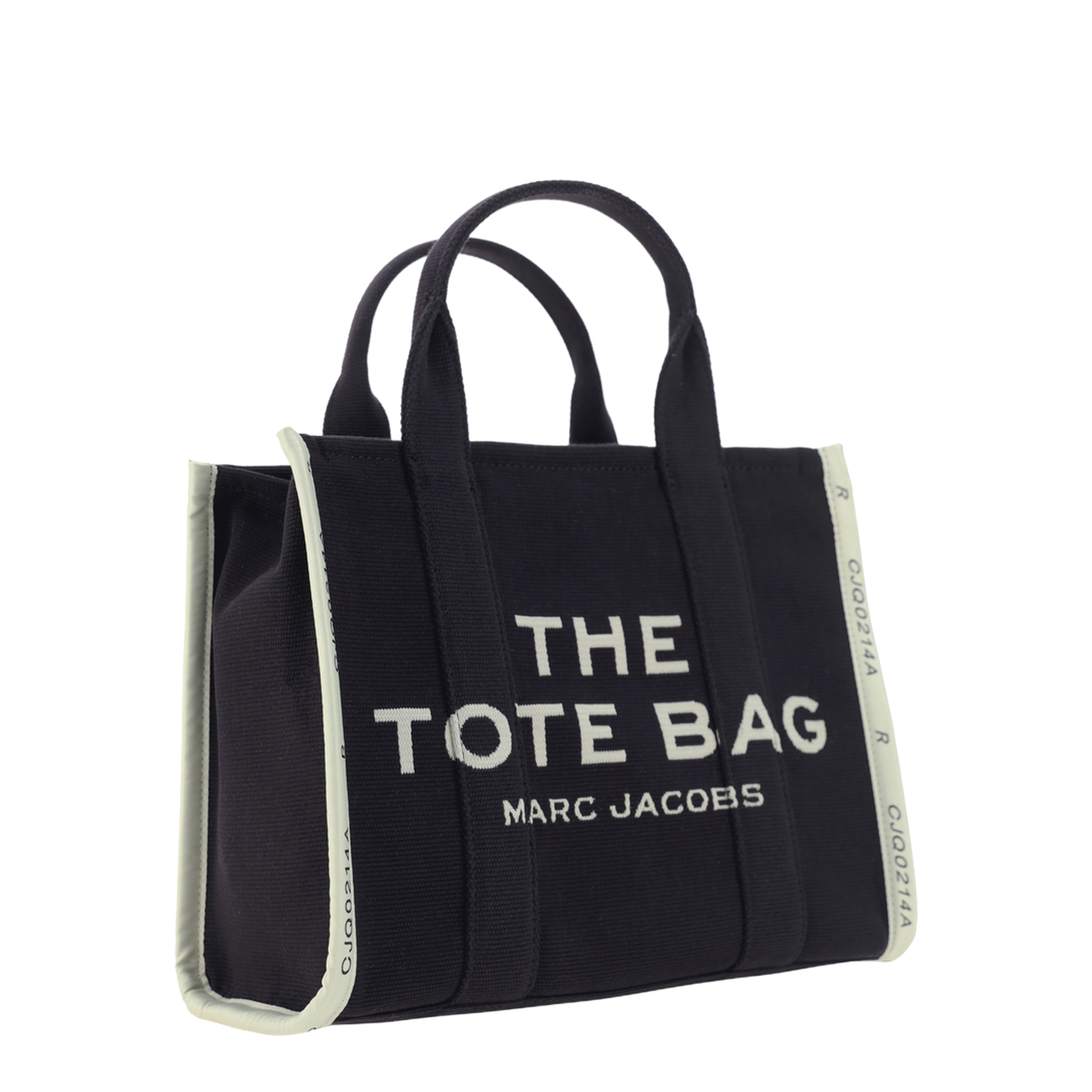 The Jacquard Medium Canvas Tote - Black - Image 2