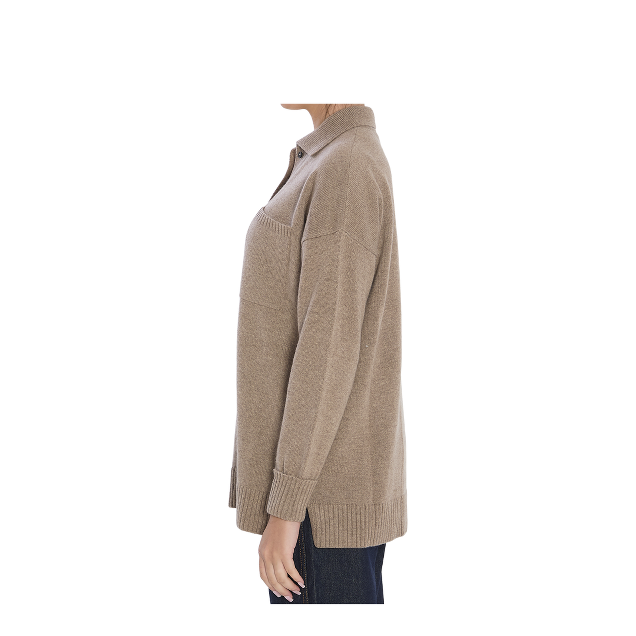 Bull Cardigan in Cashmere - Image 3