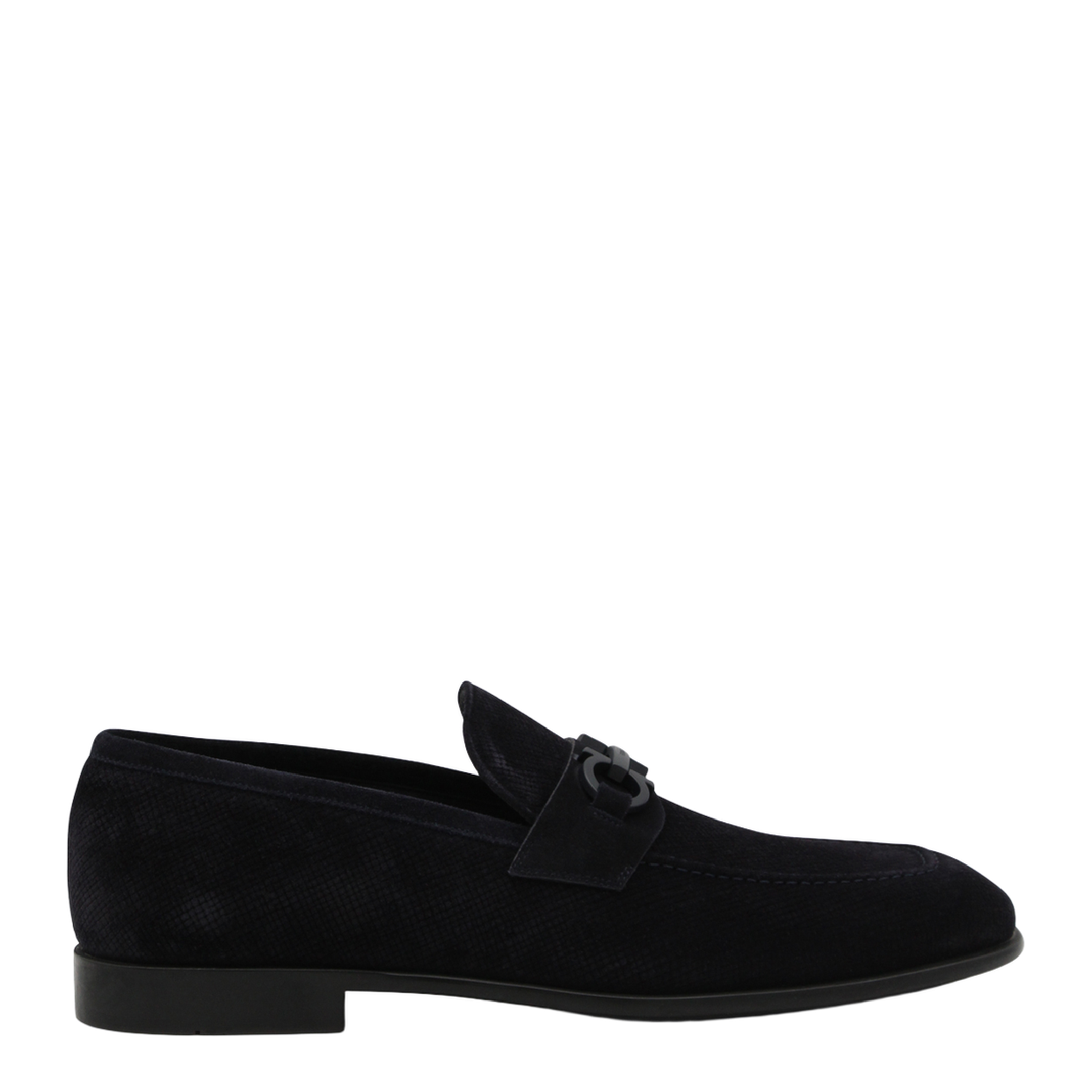 Navy Leather Loafers - Image 2