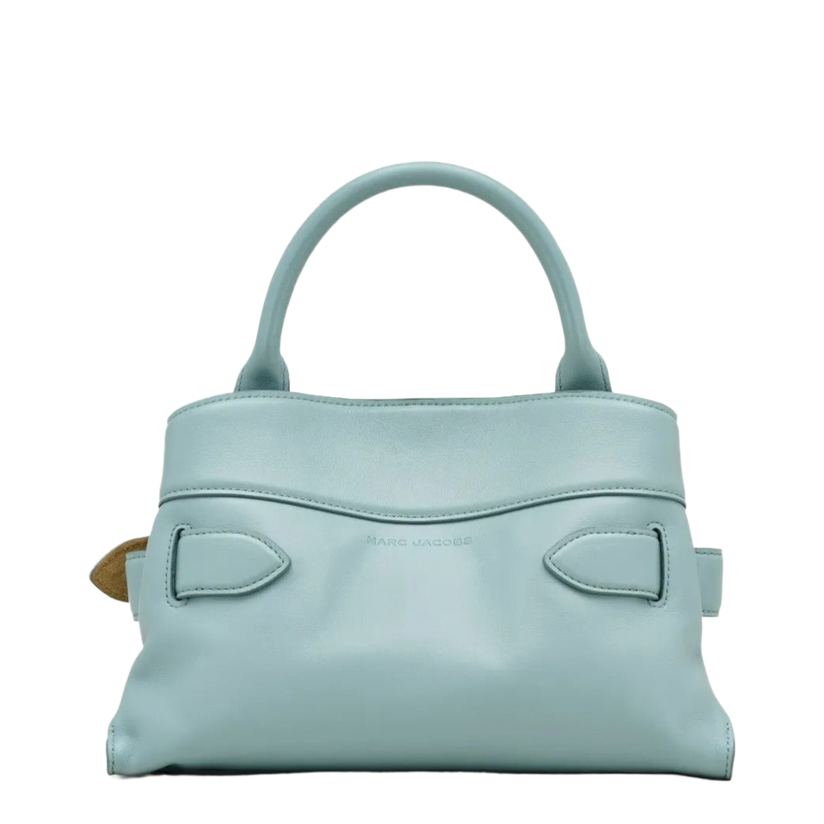 Satchel Small Leather Handbag Blue - Image 2