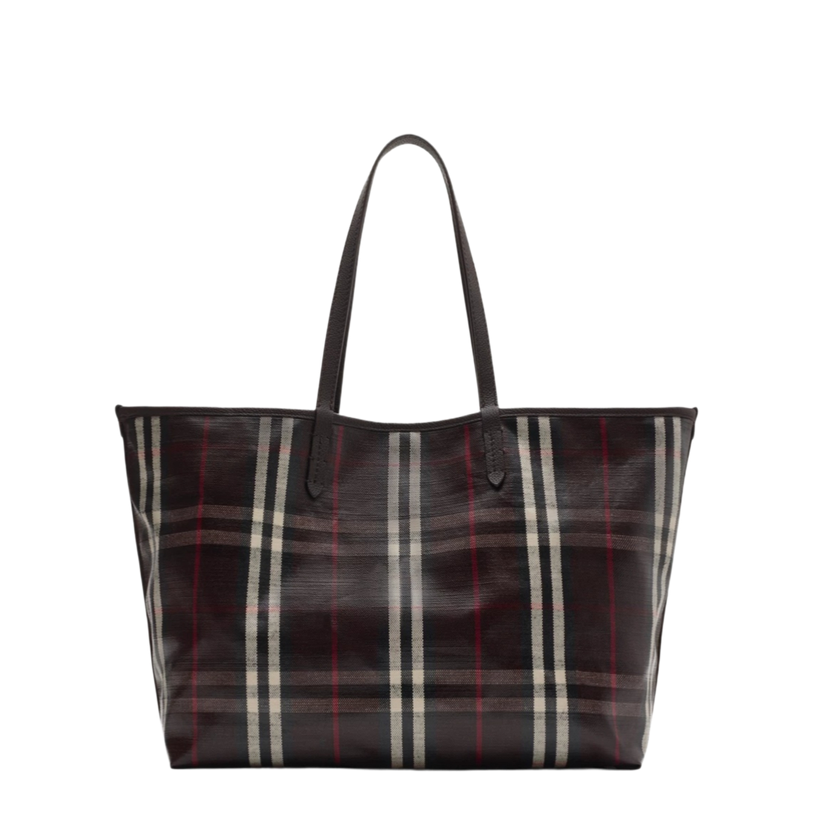 Medium Highlands Tote in Mahogany Red - Image 4
