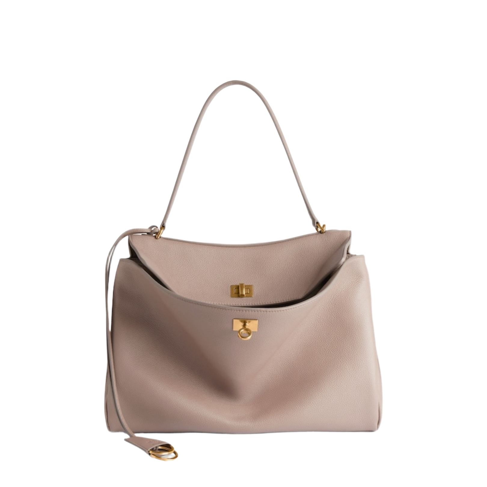 Rodeo Medium Handbag Leather Beige - Image 1