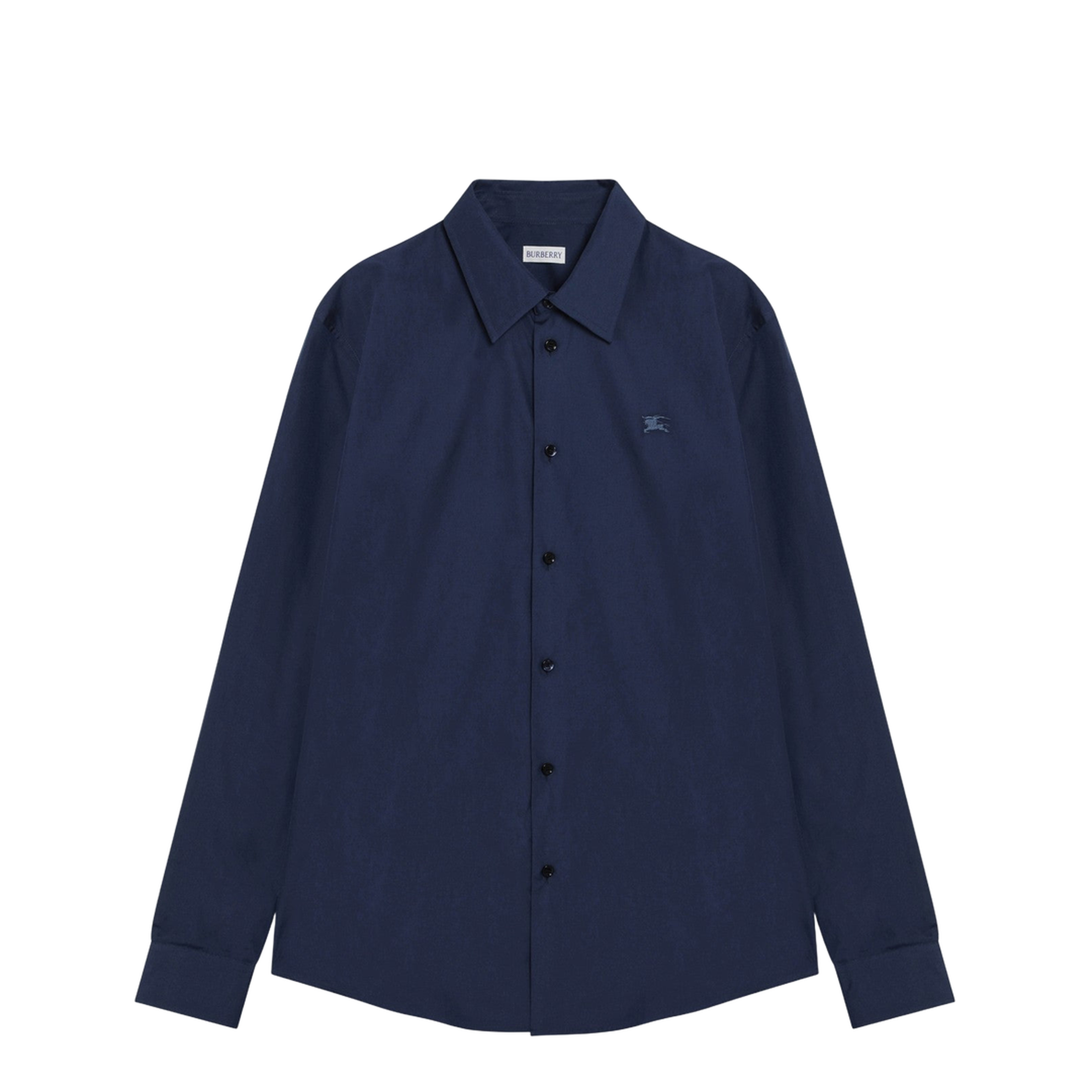 Blue Cotton Shirt - Image 1