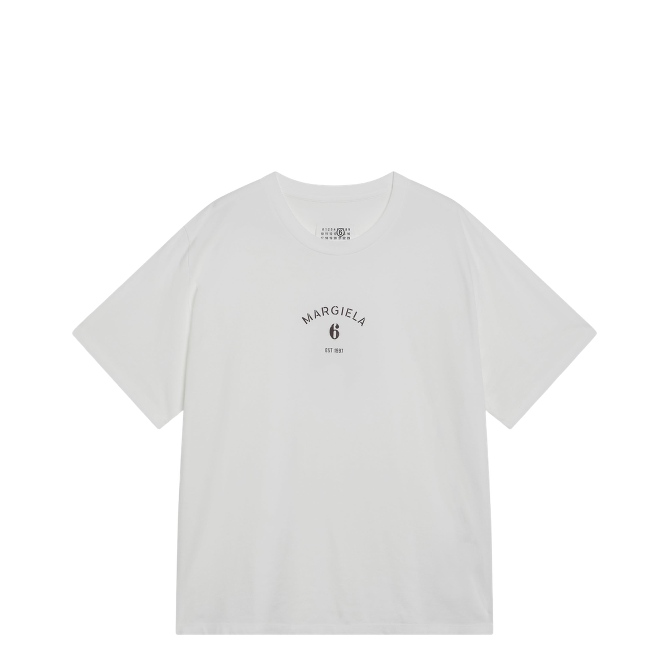 White T-shirt with logo print - Image 1