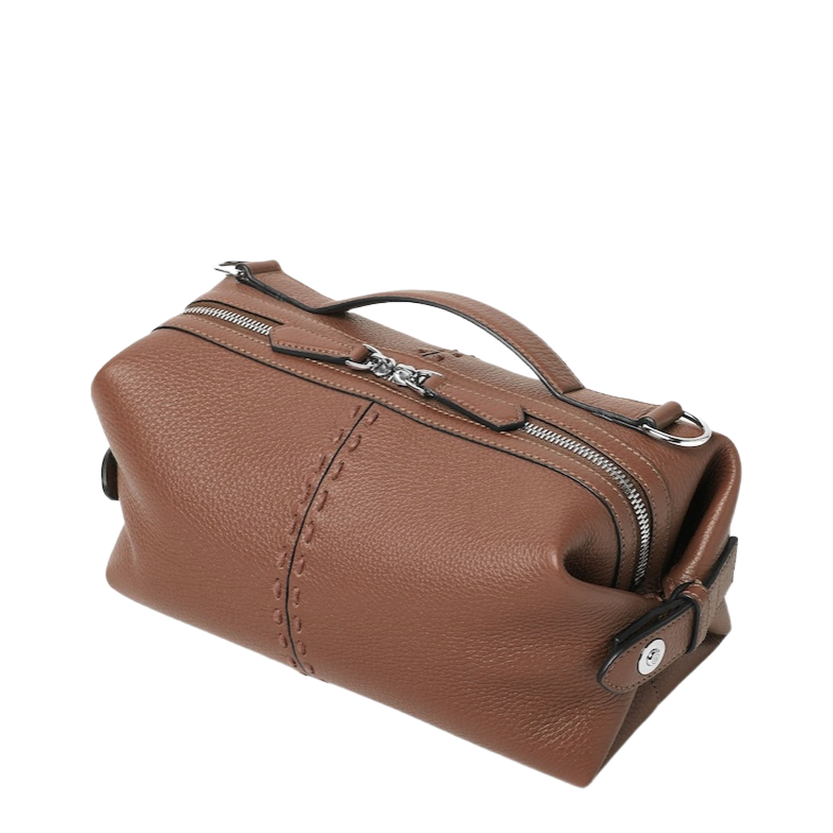 Selleria Small Leather Crossbody Bags - Brown - Image 3