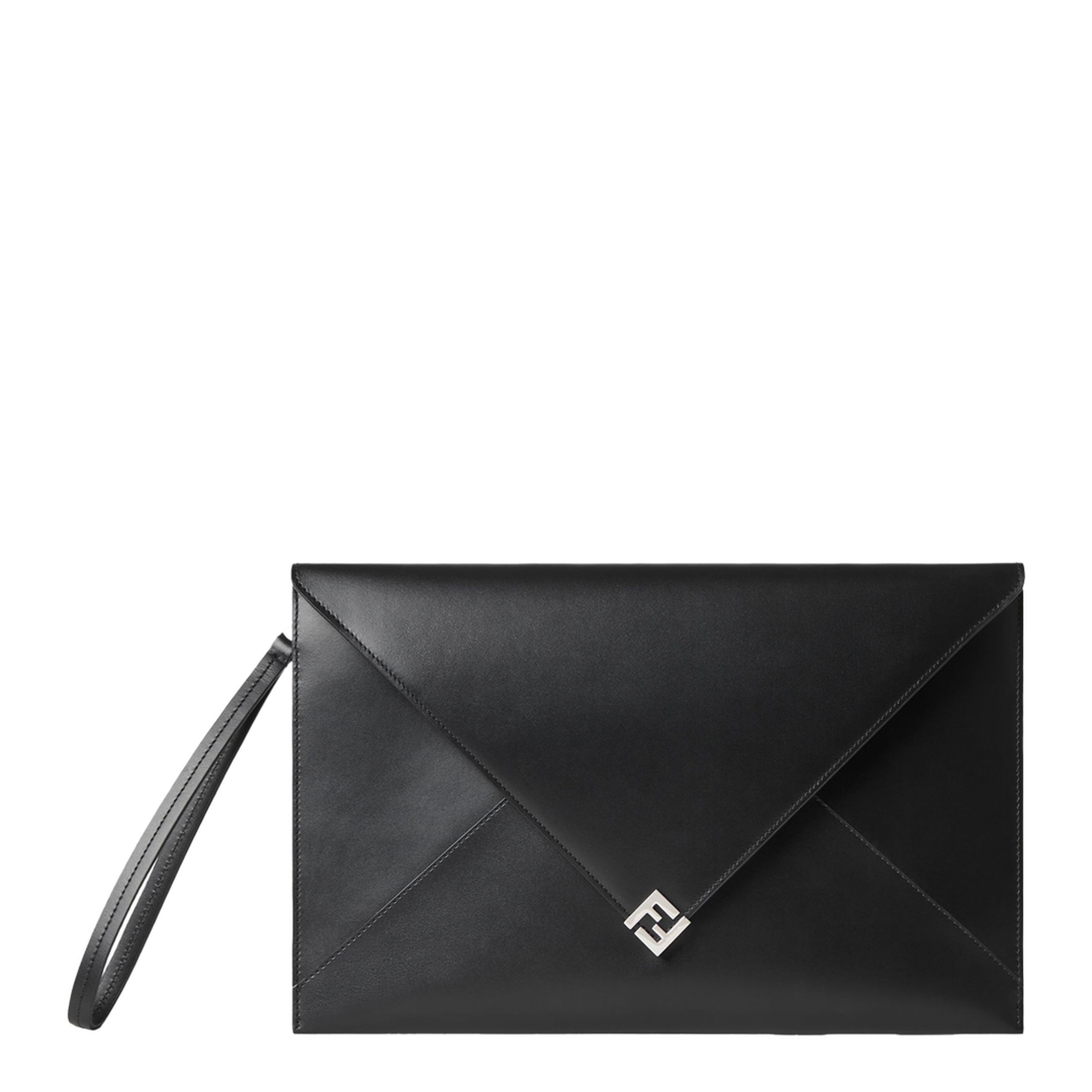 FF Large Leather Pouch - Black - Image 2