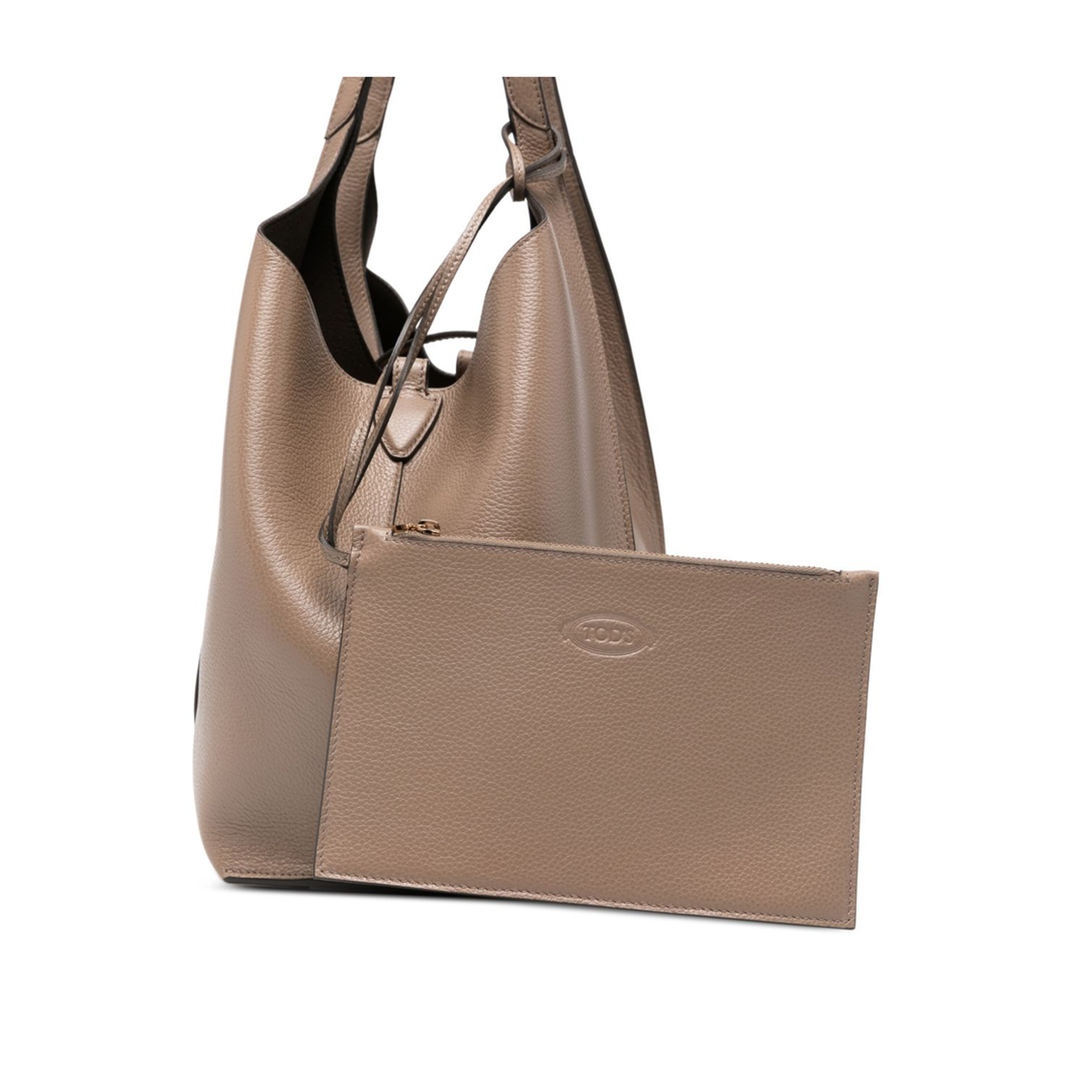 T Timeless Small Calf Leather Shopping Bag - Creta - Image 5