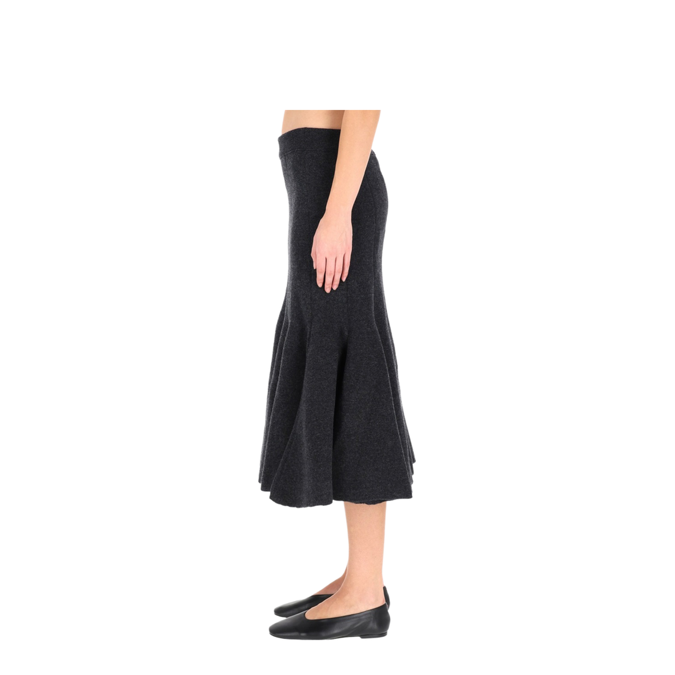 Cashmere Midi Skirt - Image 3