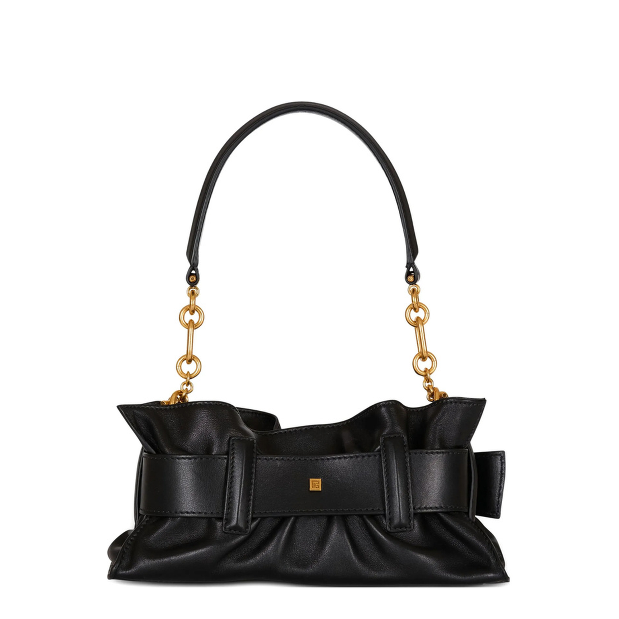 Shoulder Bag Leather Black - Image 2