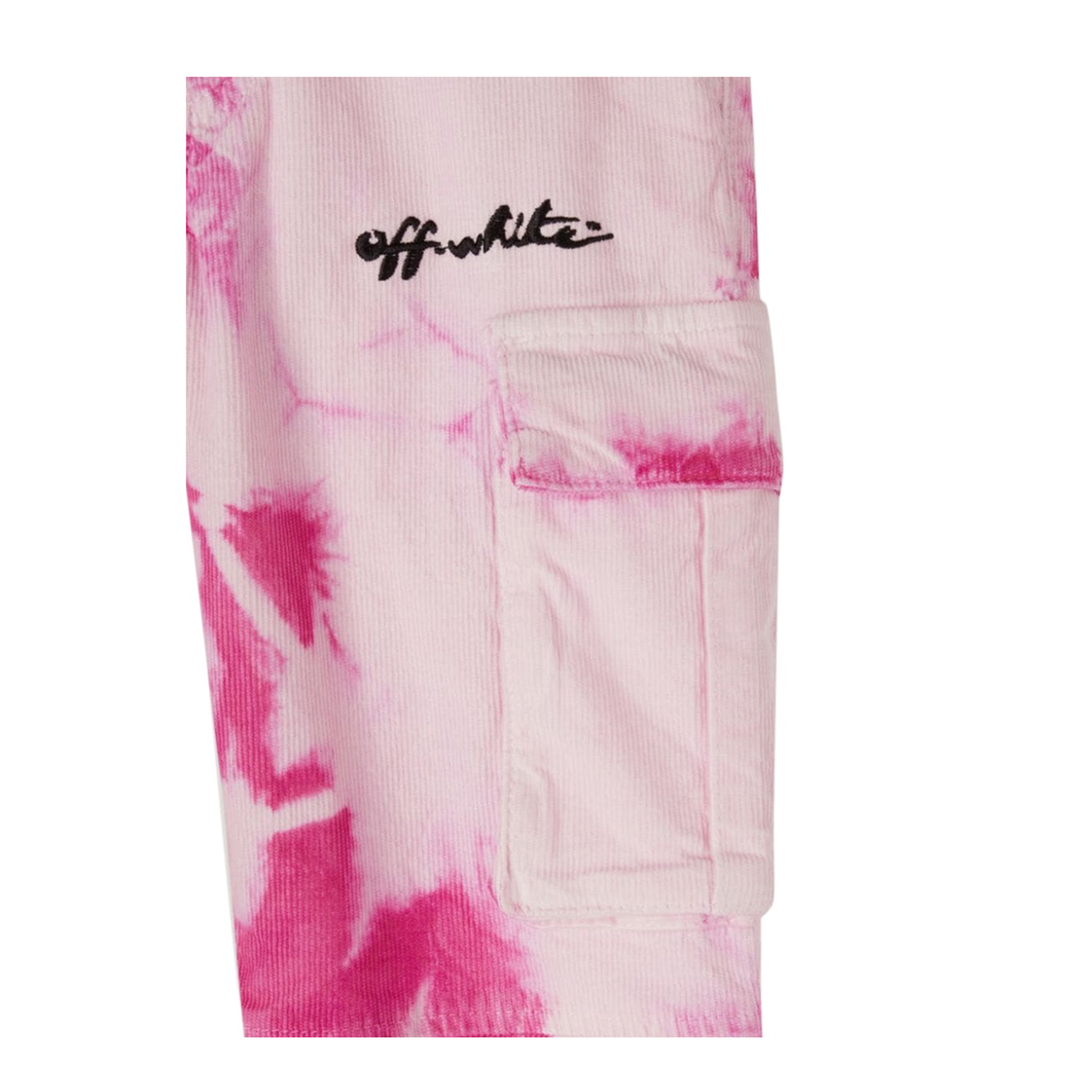 Velvet Tie Dye Cargo Pants - Image 3