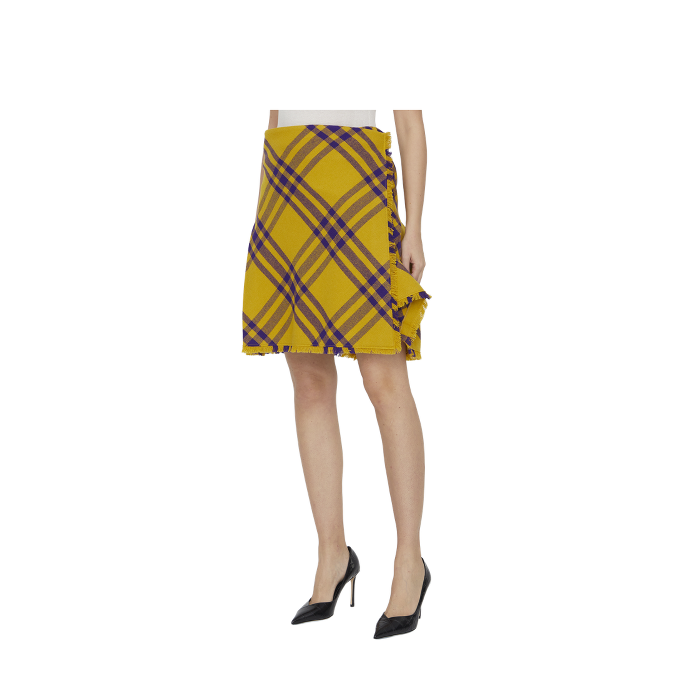 Embroidered Wool Skirt - Image 2