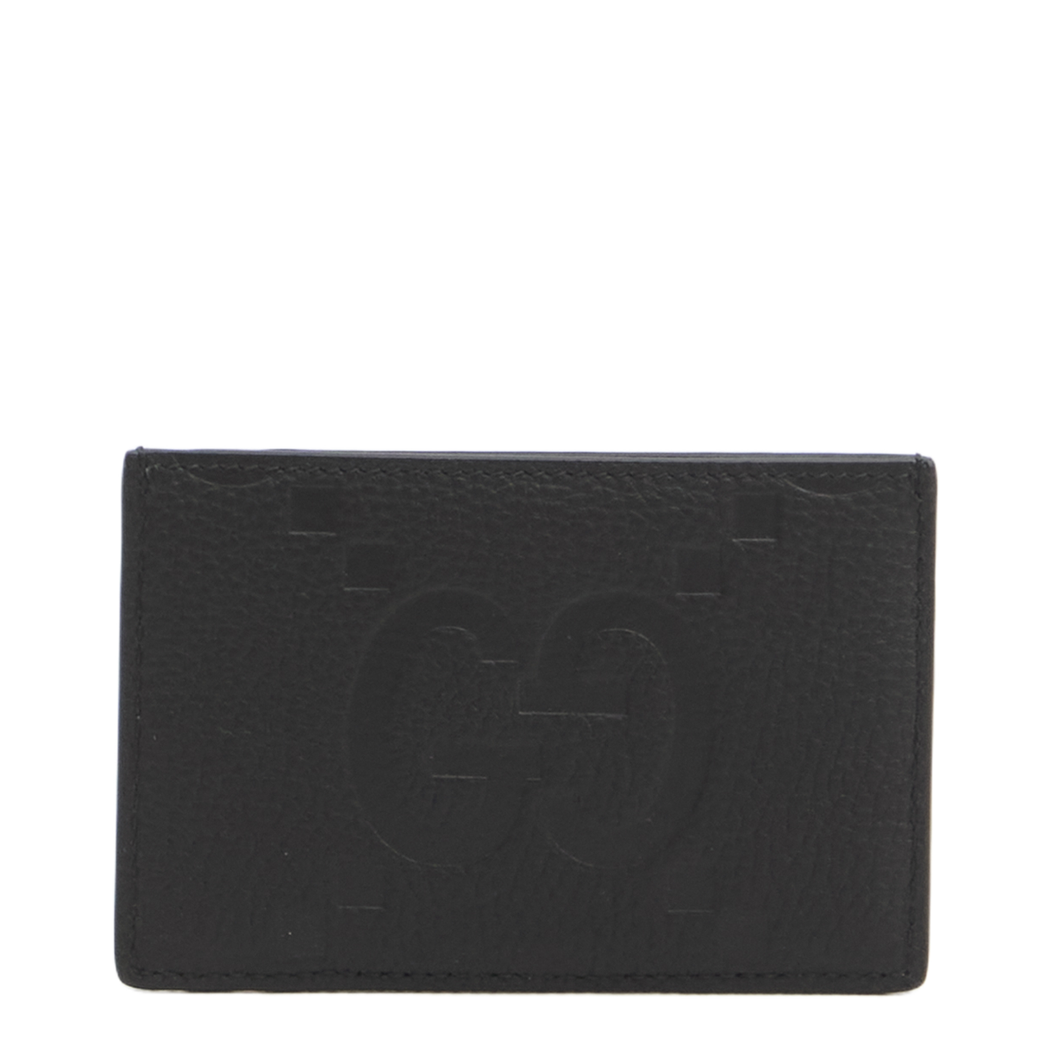 Maxi GG Card Holder Leather Black - Image 1