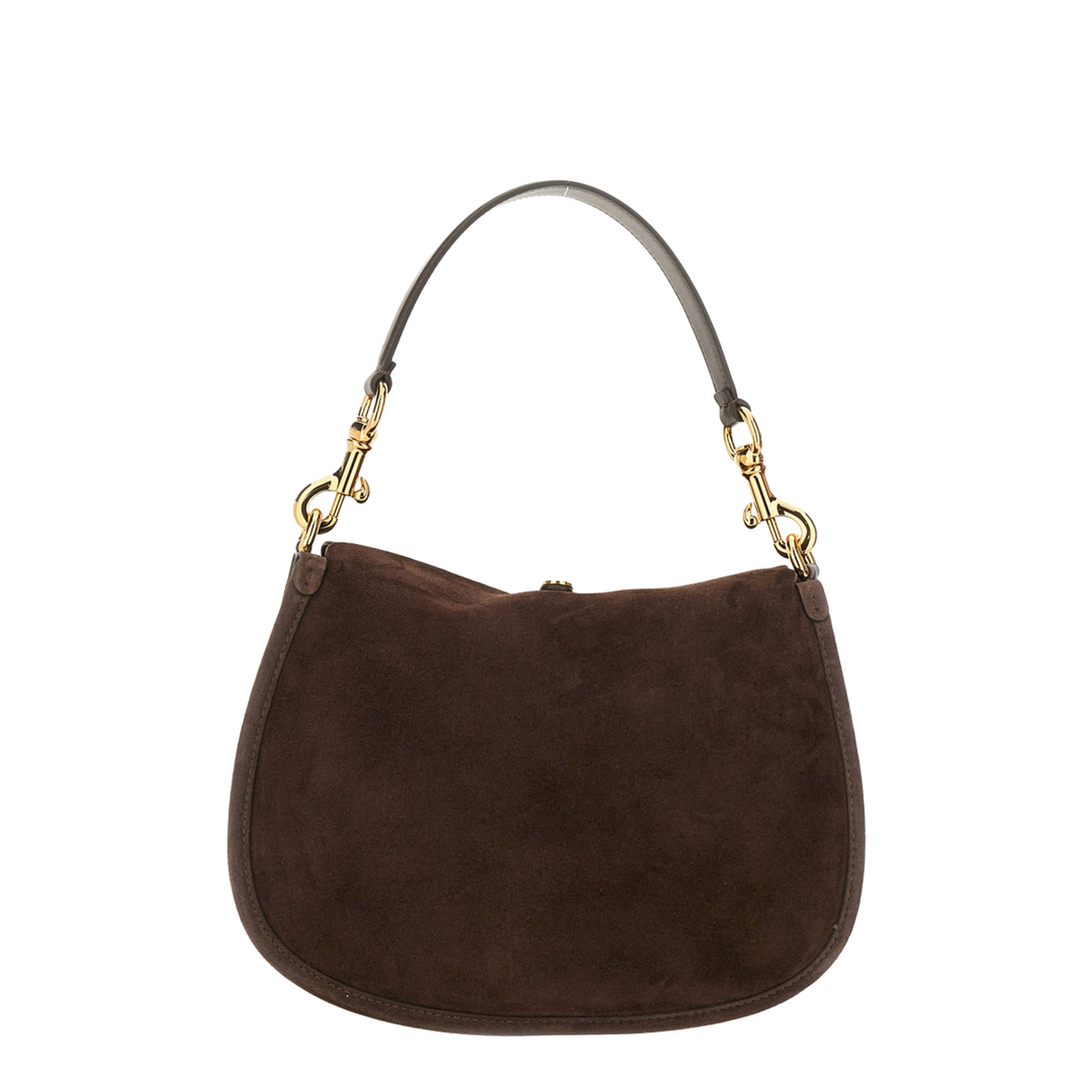 Pony Medium Suede Bag - Brown - Image 2