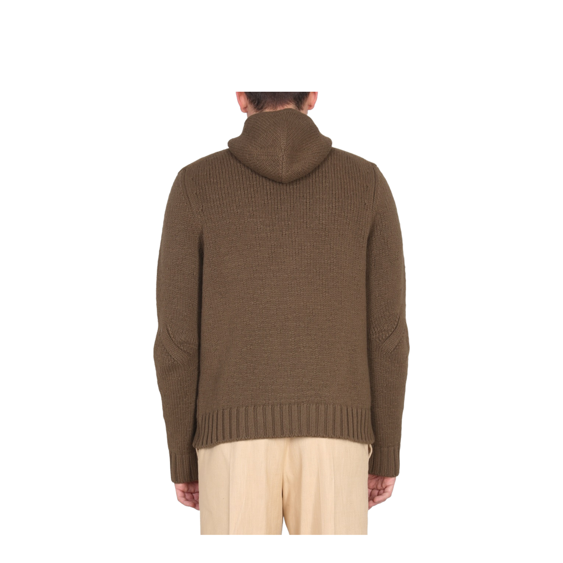 Textured Jersey with Hood - Image 3