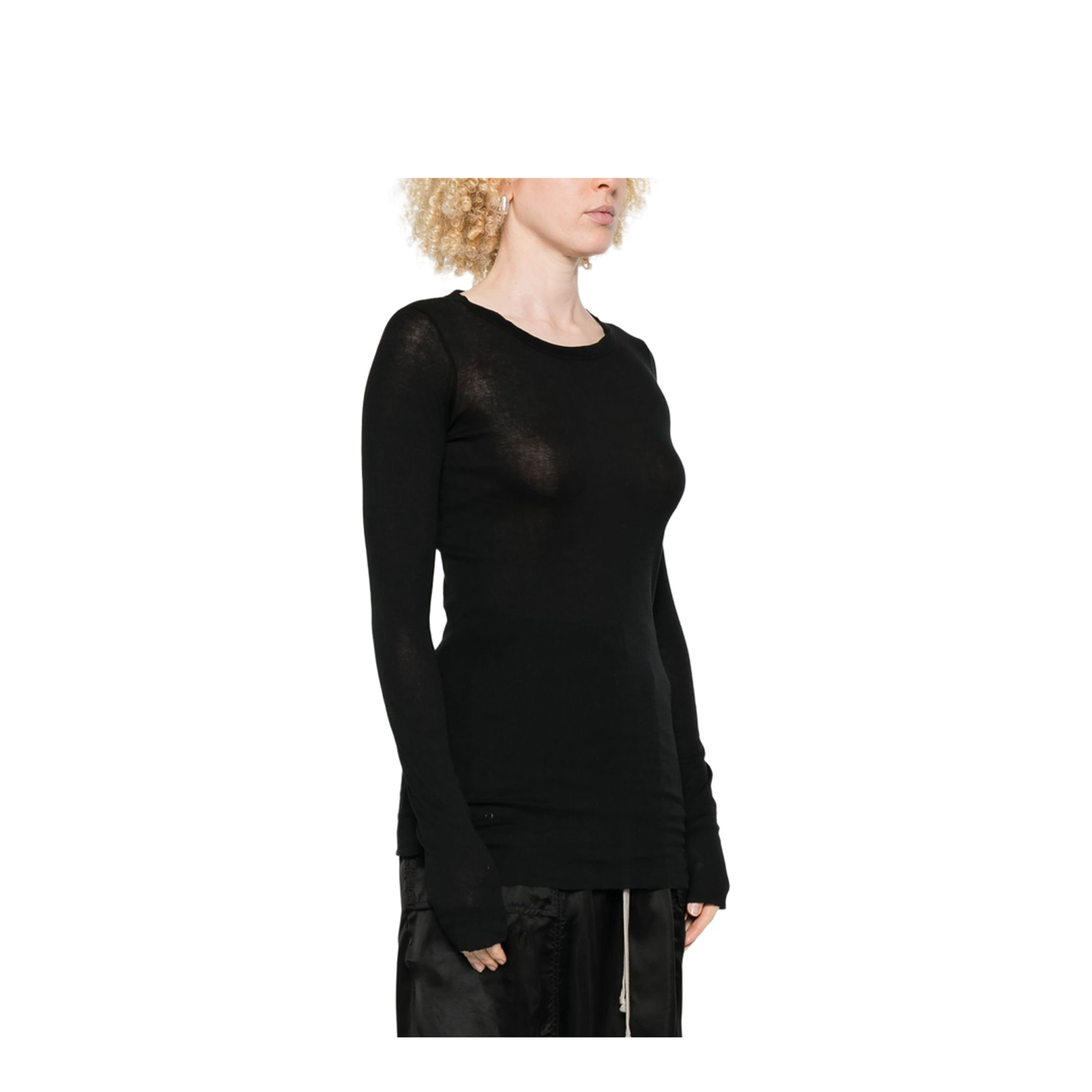 Semi-sheer Long Sleeve Top - Image 5