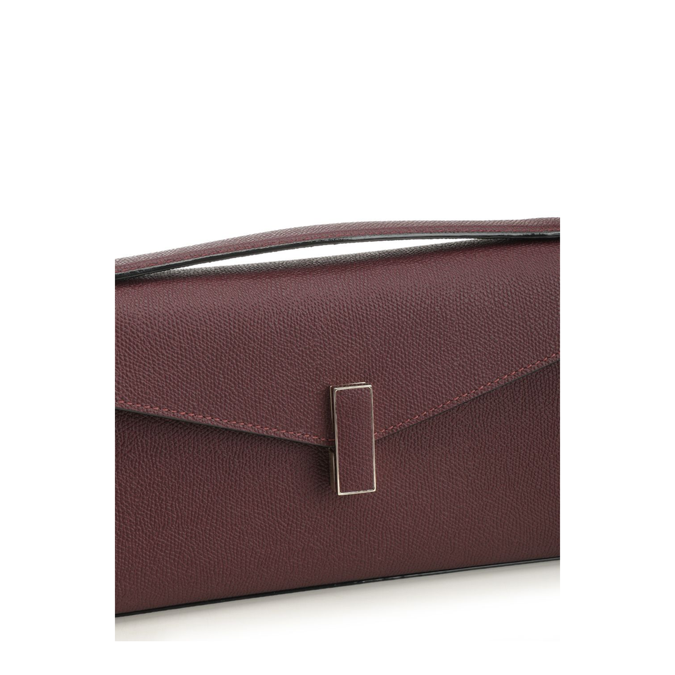 Iside Calf Leather Clutch - Red - Image 5