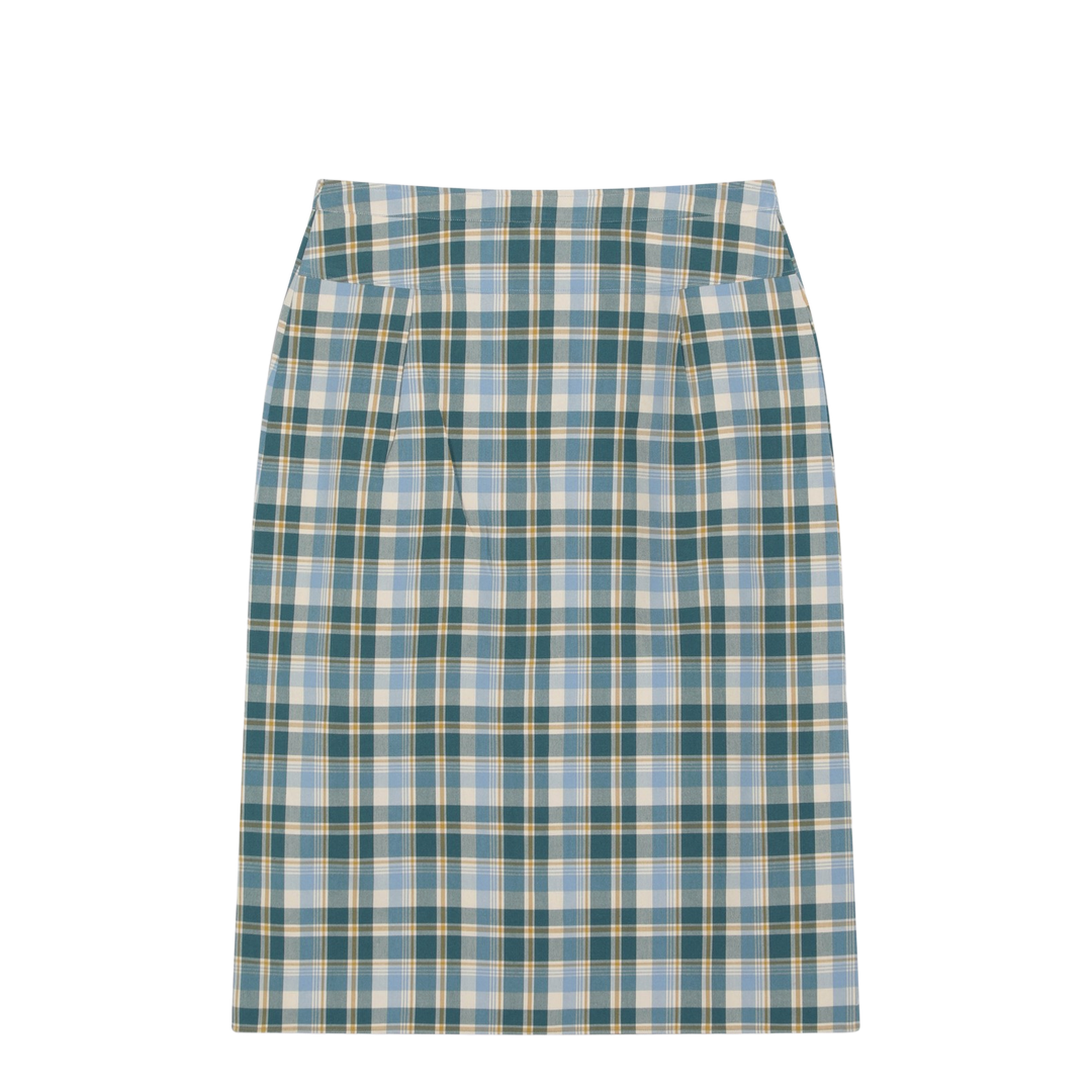 Ottanio Pencil Skirt with Check Pattern - Image 2