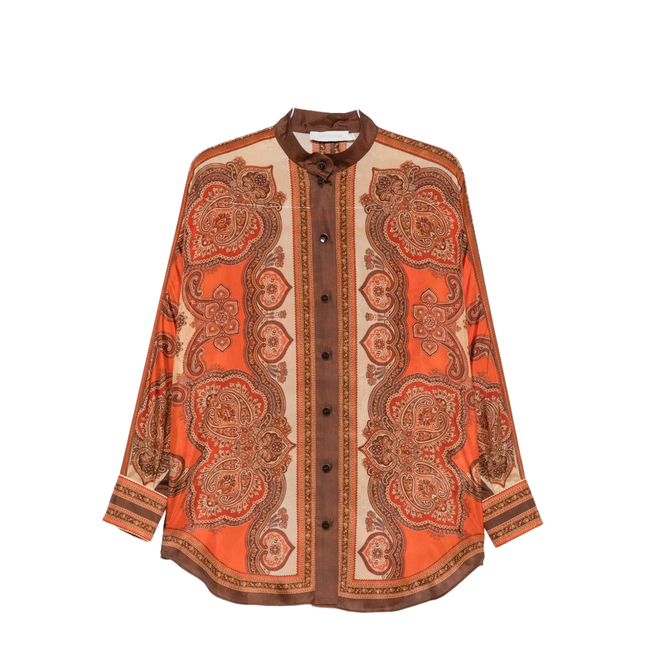 Silk Shirt with Logo - Image 1