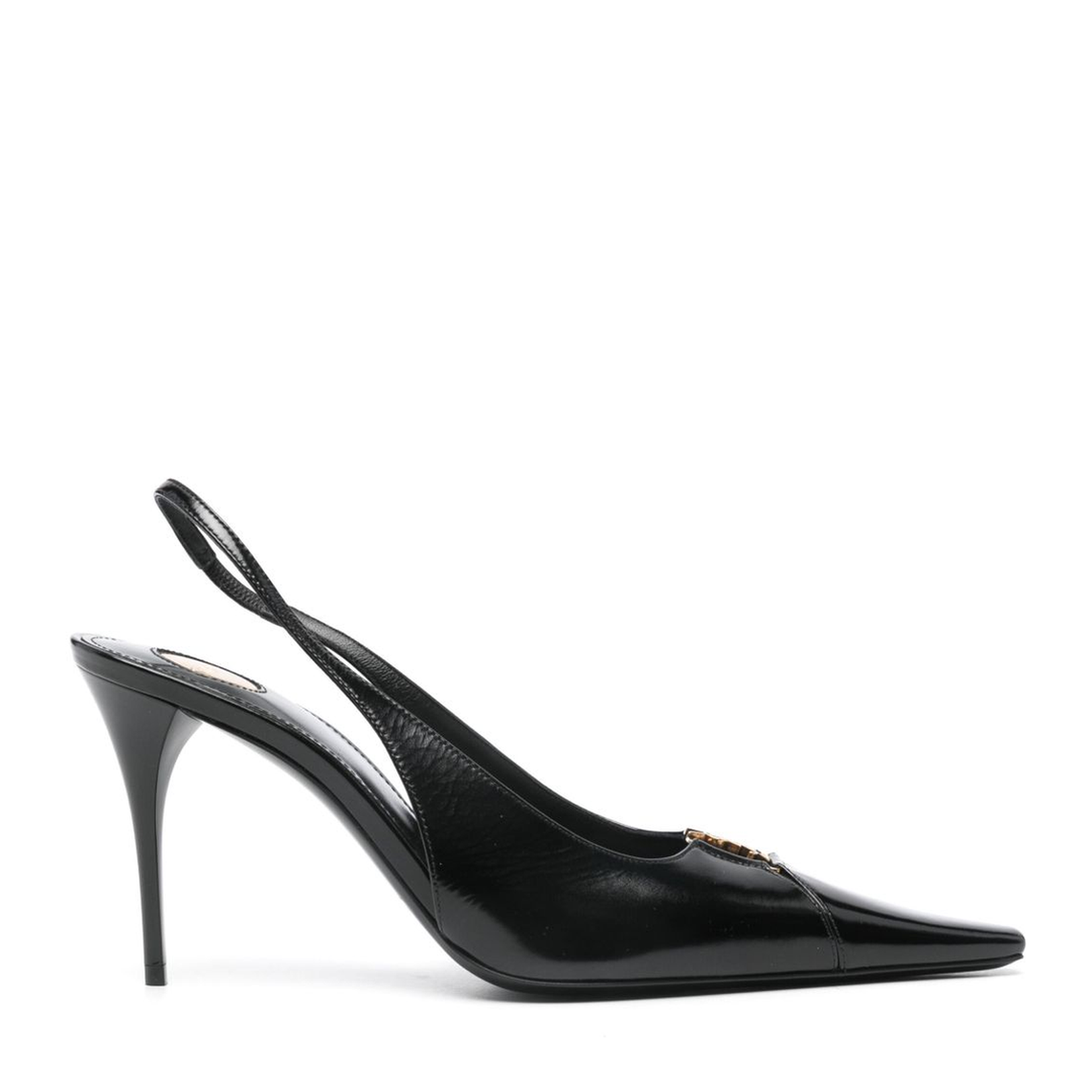 Slingback Pumps in Smooth Leather - Image 1