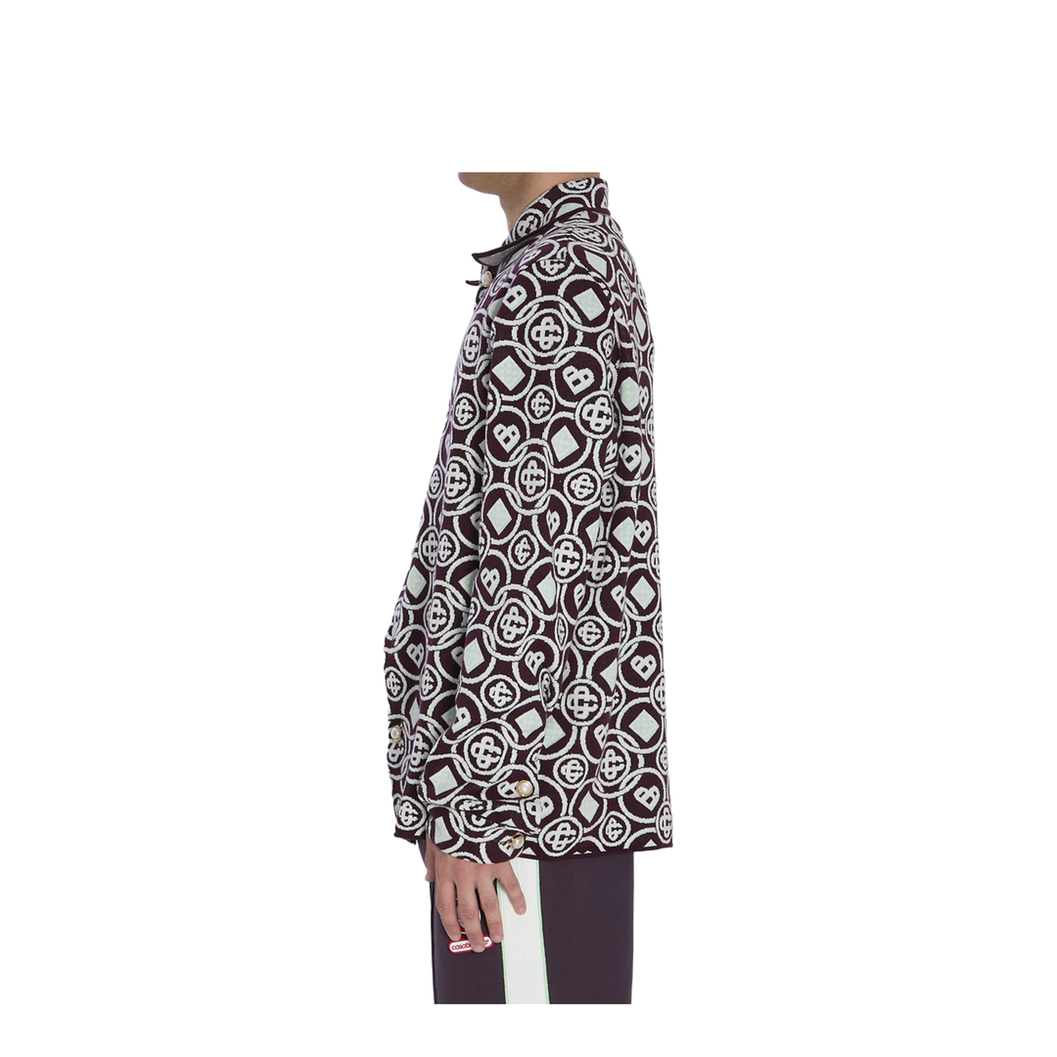 Monogram-Patterned Overshirt - Image 3