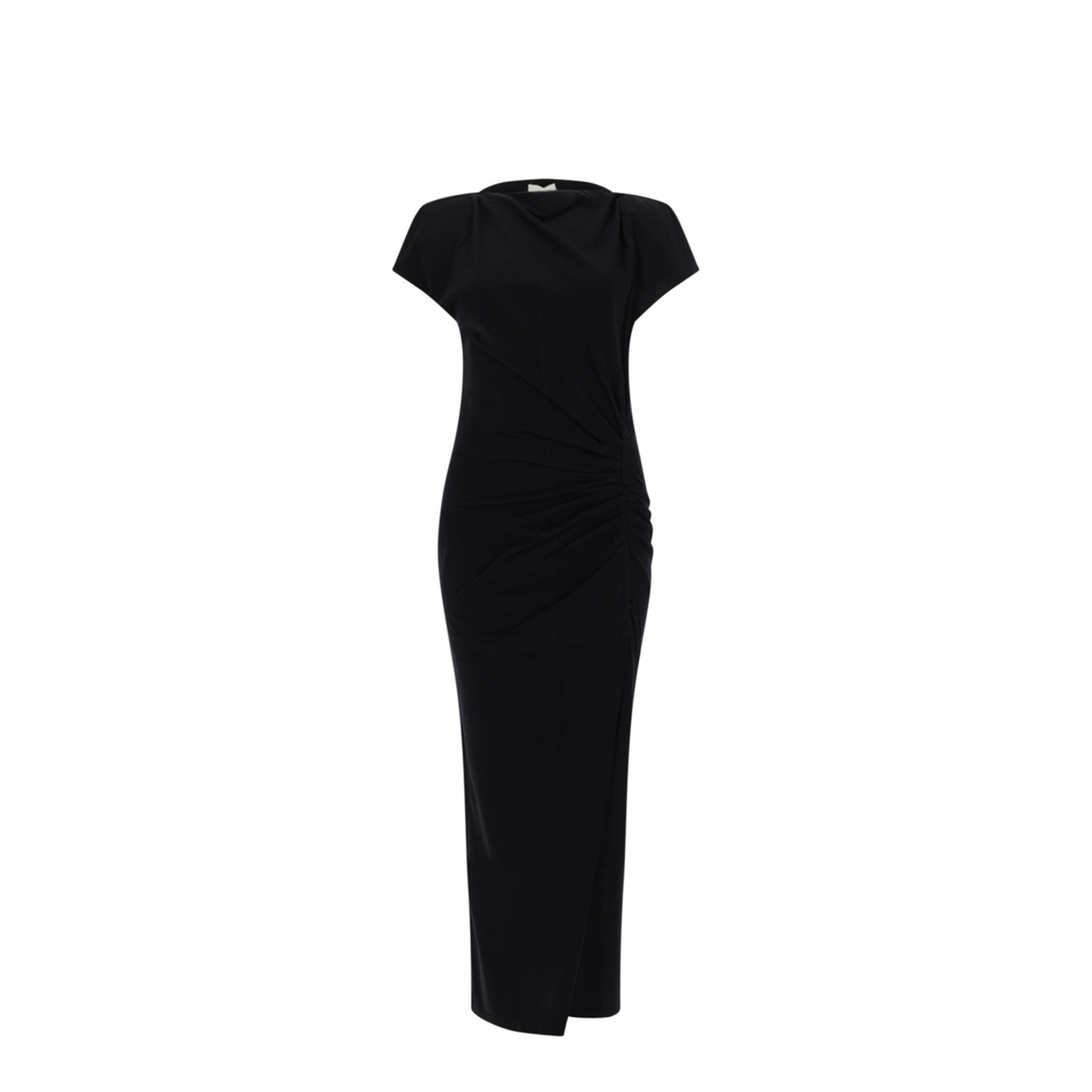 Long Black Nadela Jersey Dress - Image 1