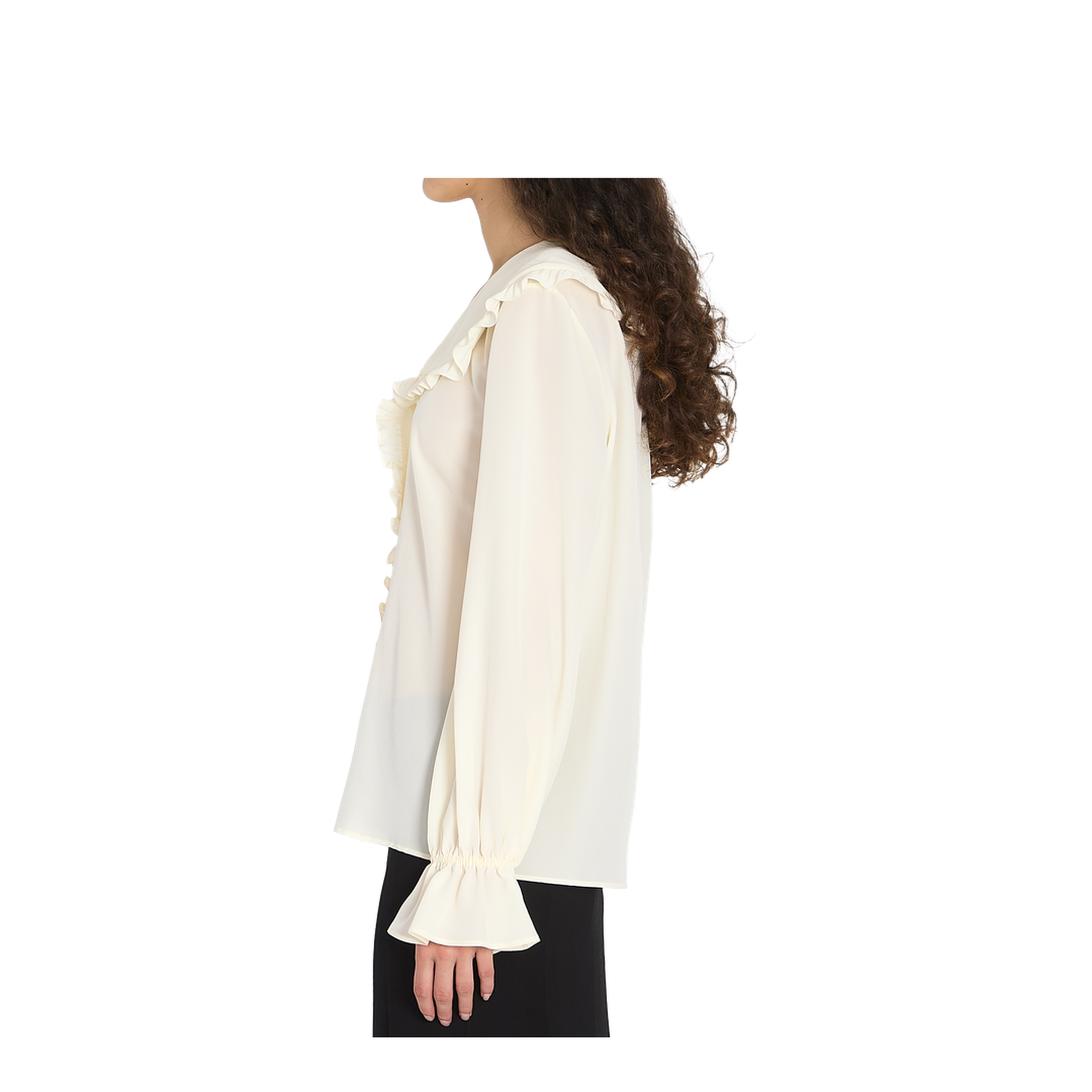 Fluid Silk Blouse - Image 3