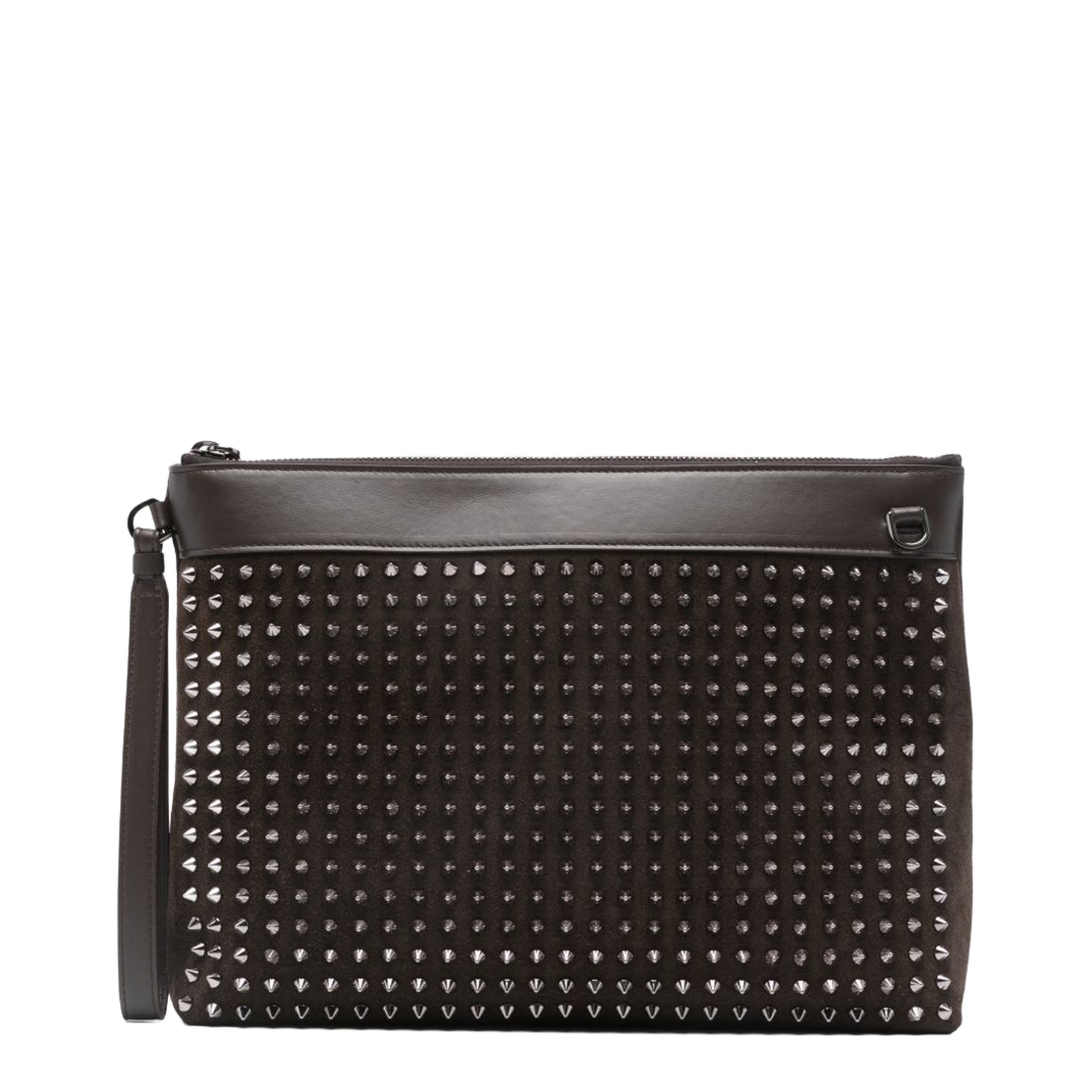 Funky Pouch Reversed Calf Leather and Spikes - Image 1