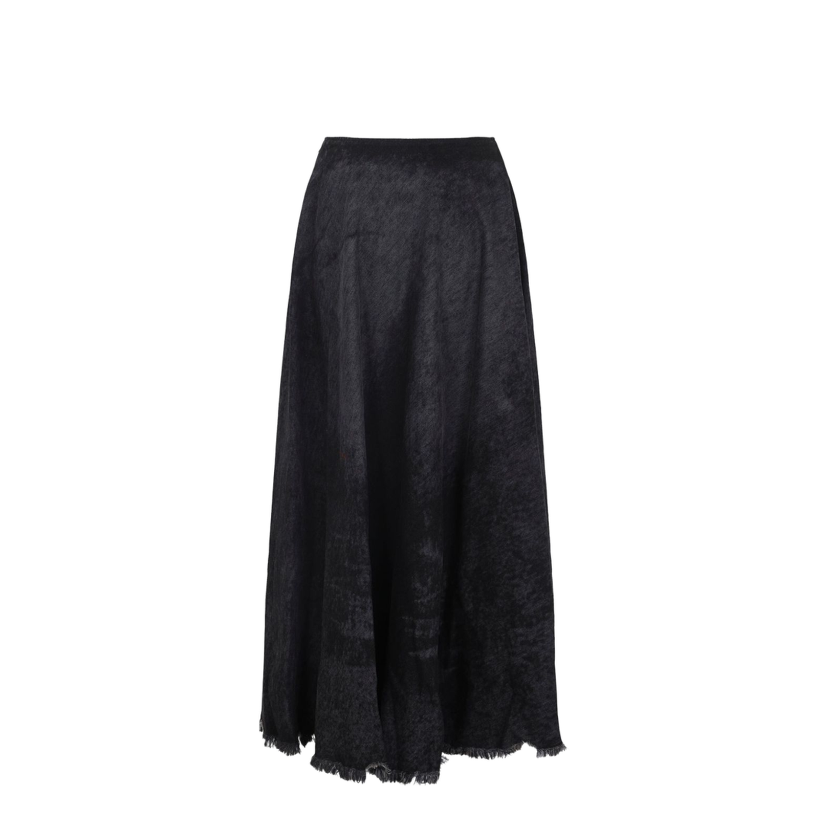 Full Skirt in Lasered Cotton-Hemp Denim - Image 1