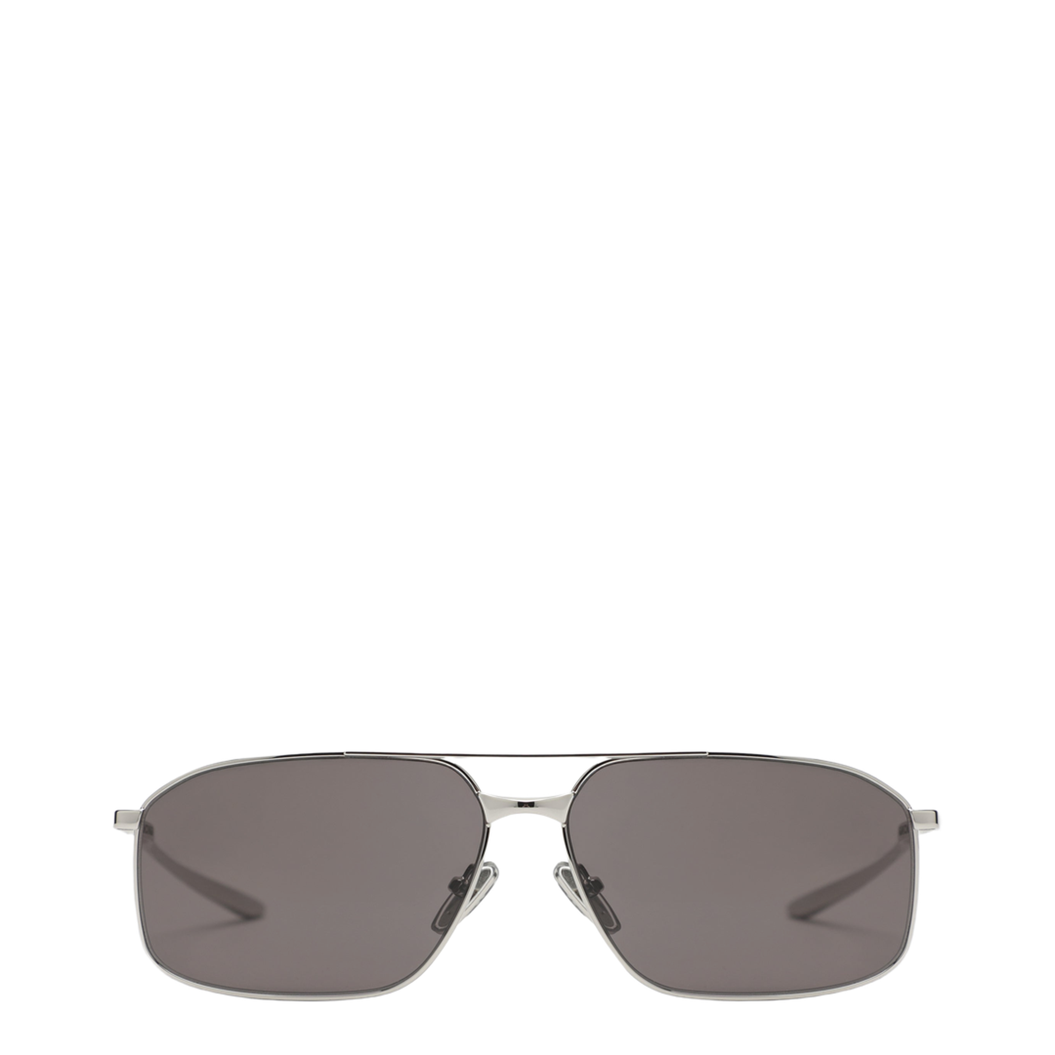 Rectangular Silver/Black Sunglasses - Image 1