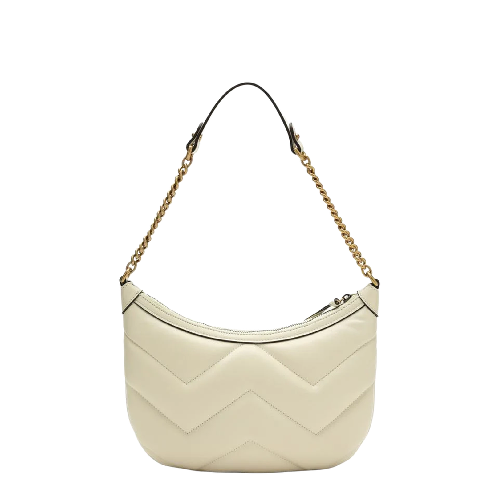 GG Marmont Small Leather Shoulder Bags - Beige - Image 2