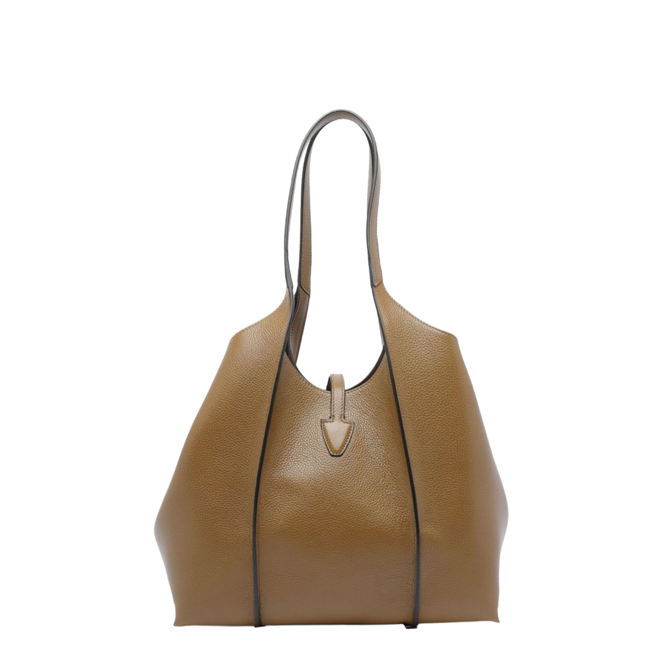 T Timeless Small Calfskin Shopping Bag - Cognac - Image 2