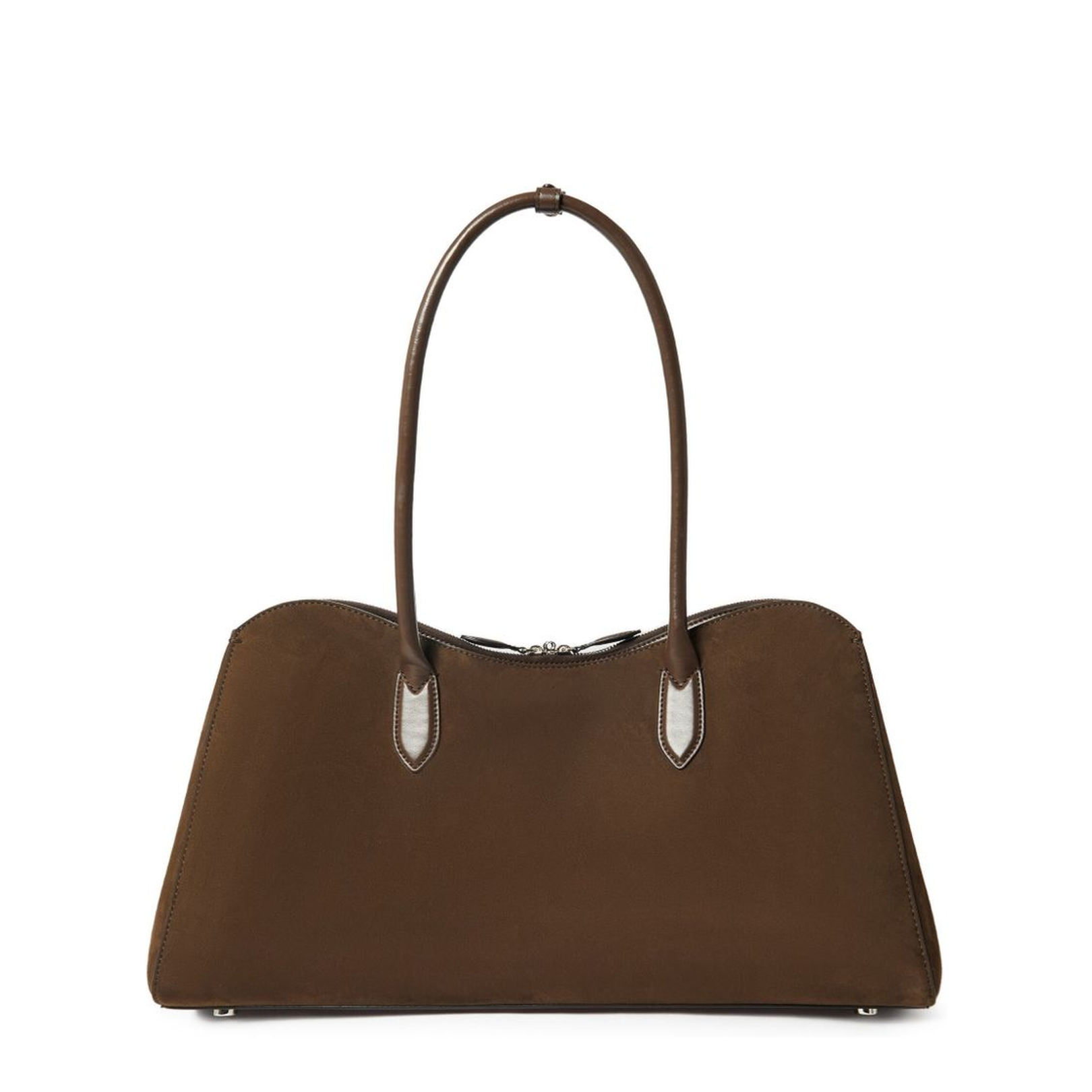 Ryder Medium Vegan Suede Tote Bag - Moka - Image 2