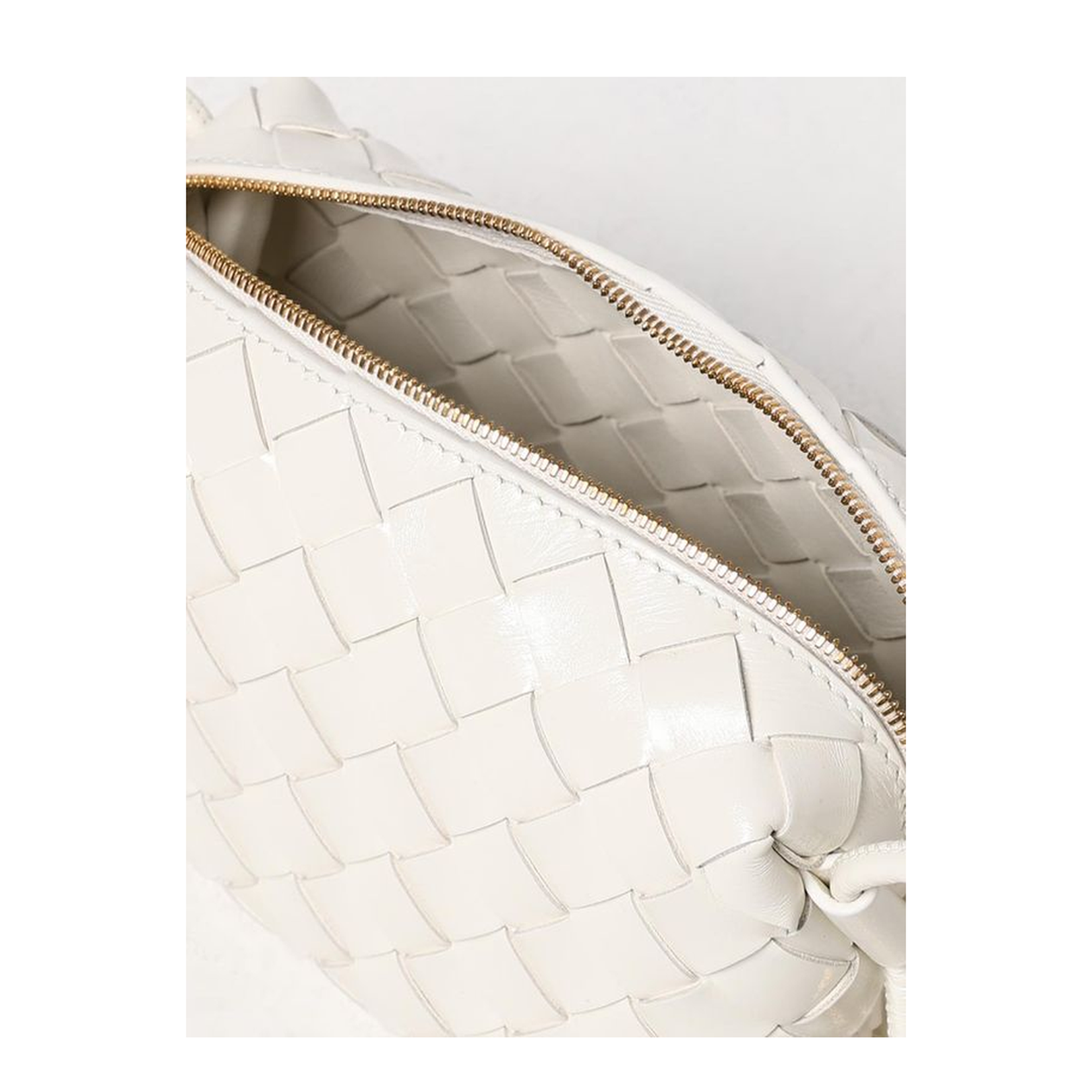 Loop Mini Leather Crossbody Bags - White - Image 3