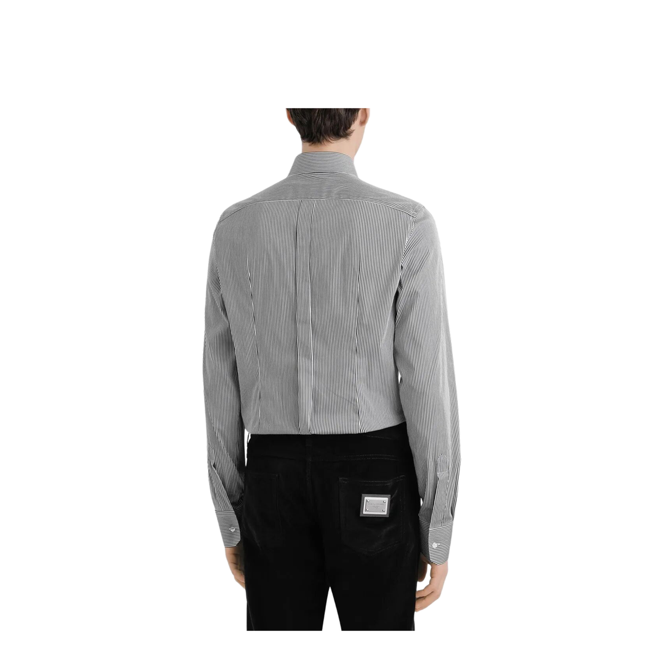 Striped Cotton Shirt - Image 3