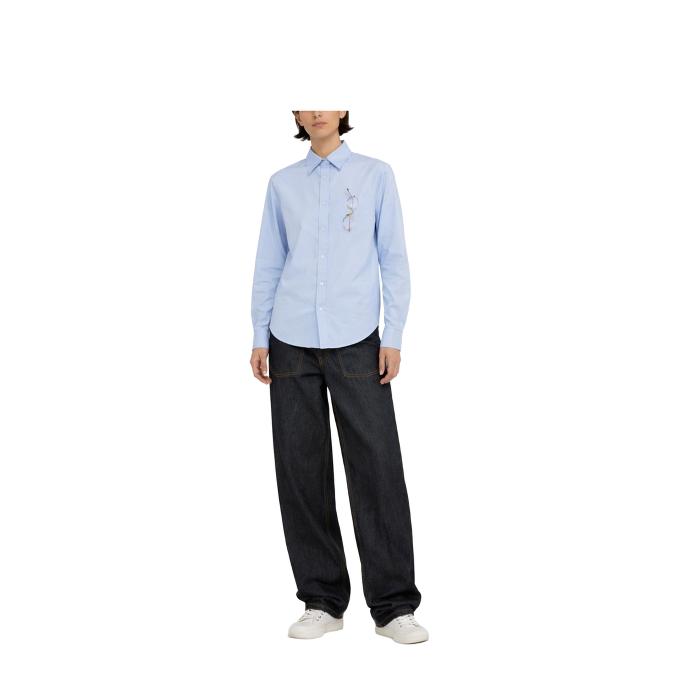 Printed Stretch Cotton Poplin Shirt - Image 2