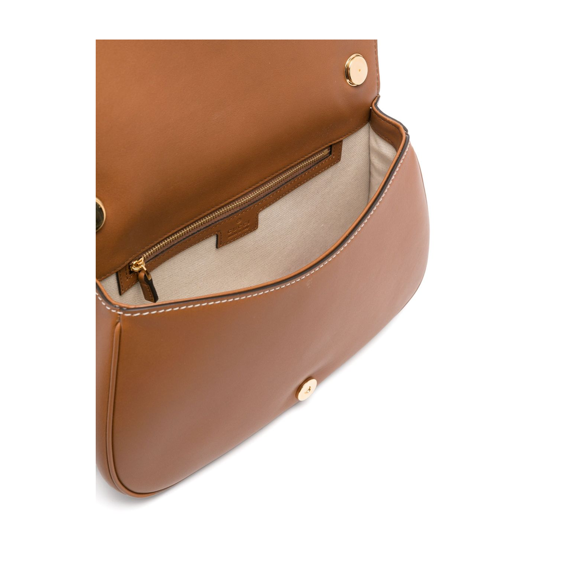 Blondie Large Leather Top Handle Bag - Tan - Image 4