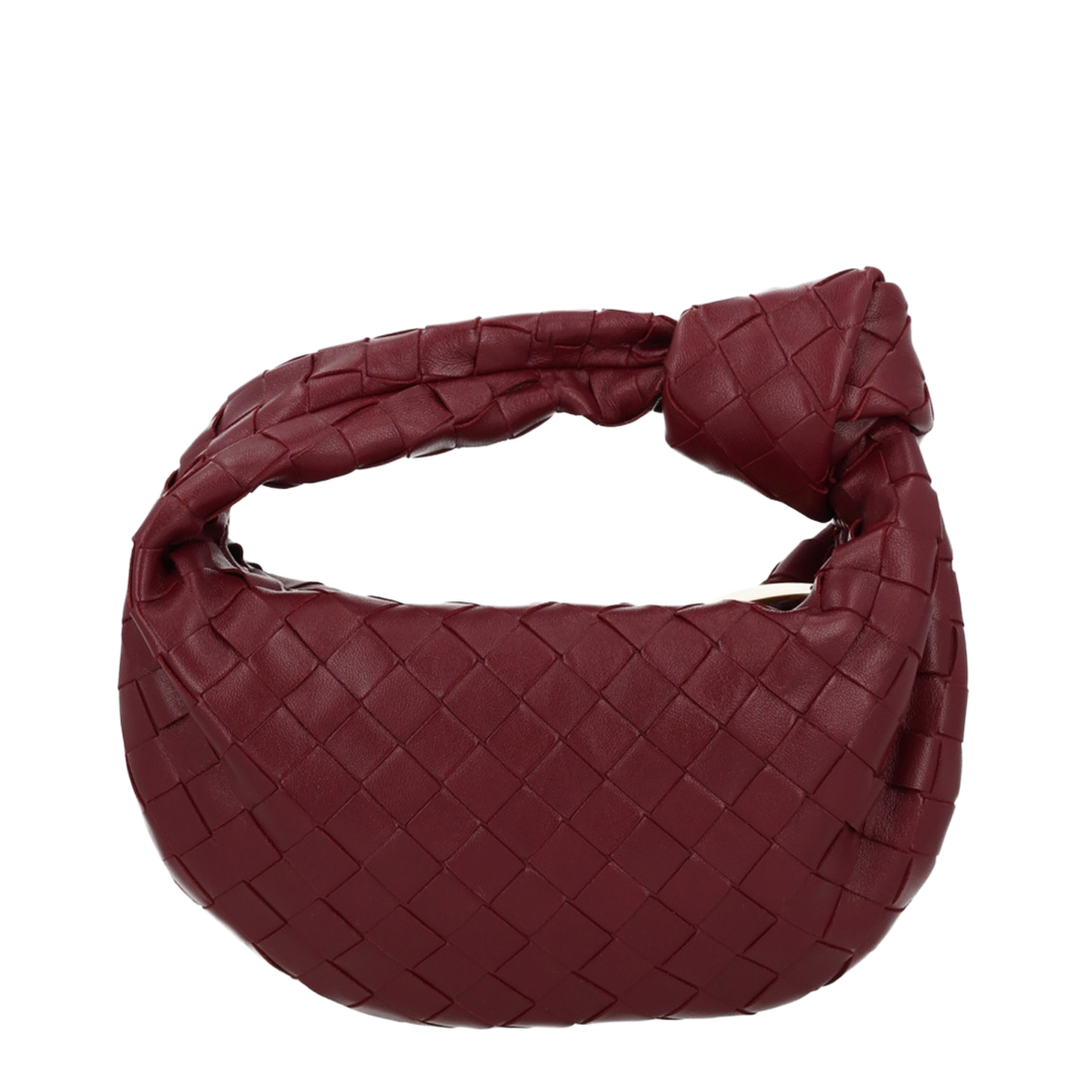 Mini Jodie Leather Top Handle Bag - Red - Image 3